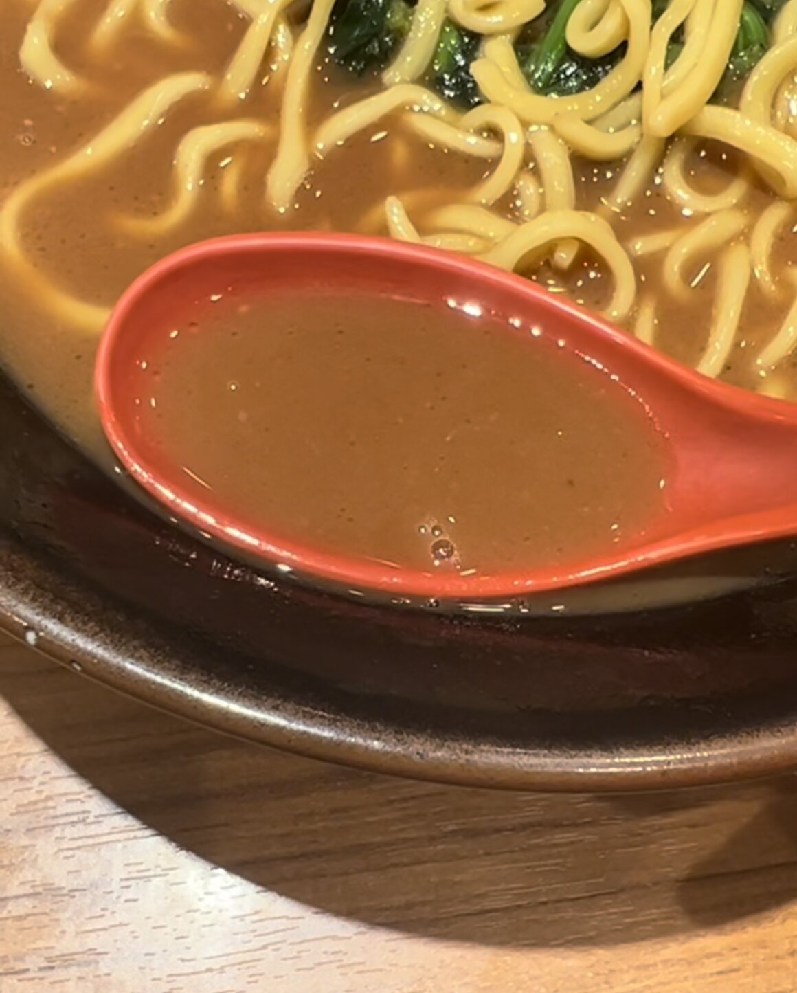 デフォでも十分濃厚なスープになります。