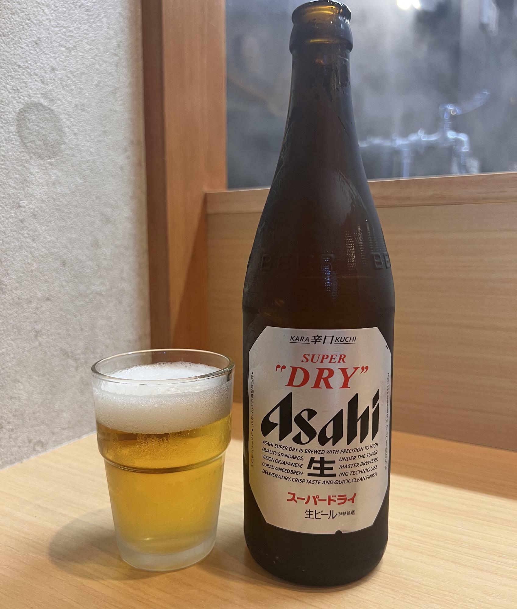 瓶ビール　600円