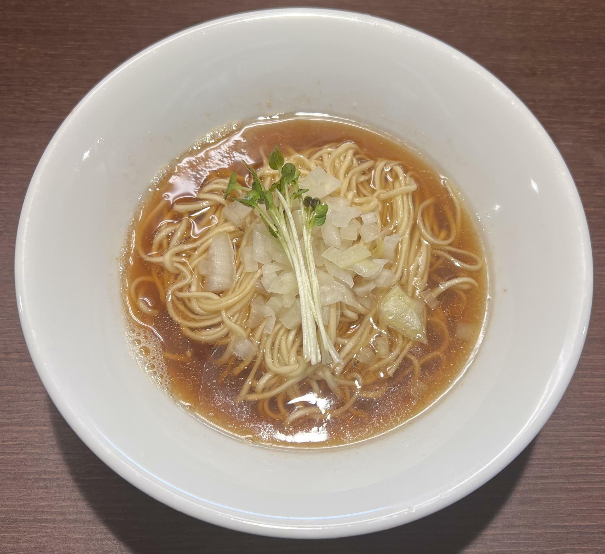 かけいりこそば(細麺)800円麺カタメ