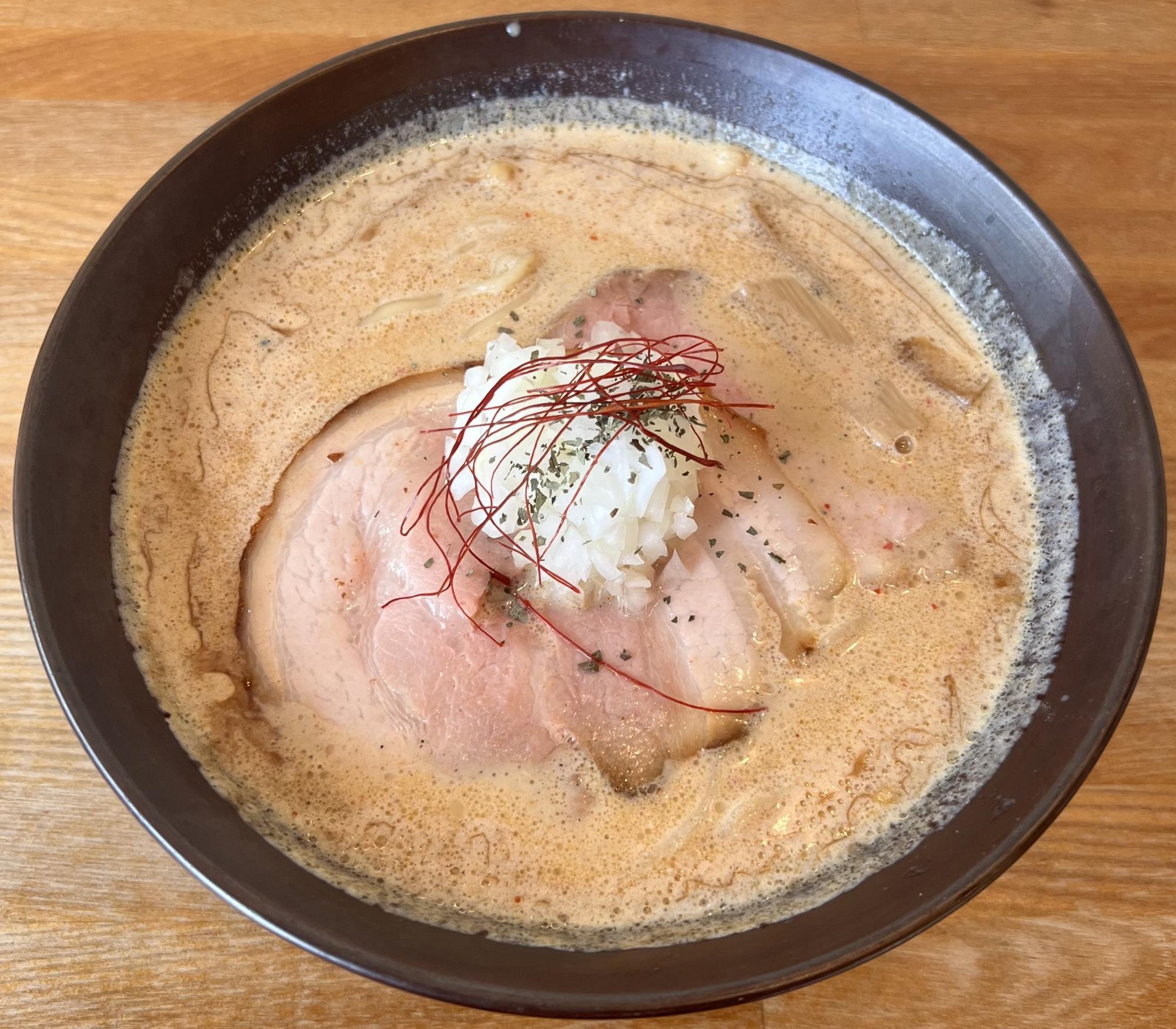 SOY味噌ラーメン　豆乳好きとしては、このラーメンは外せません。