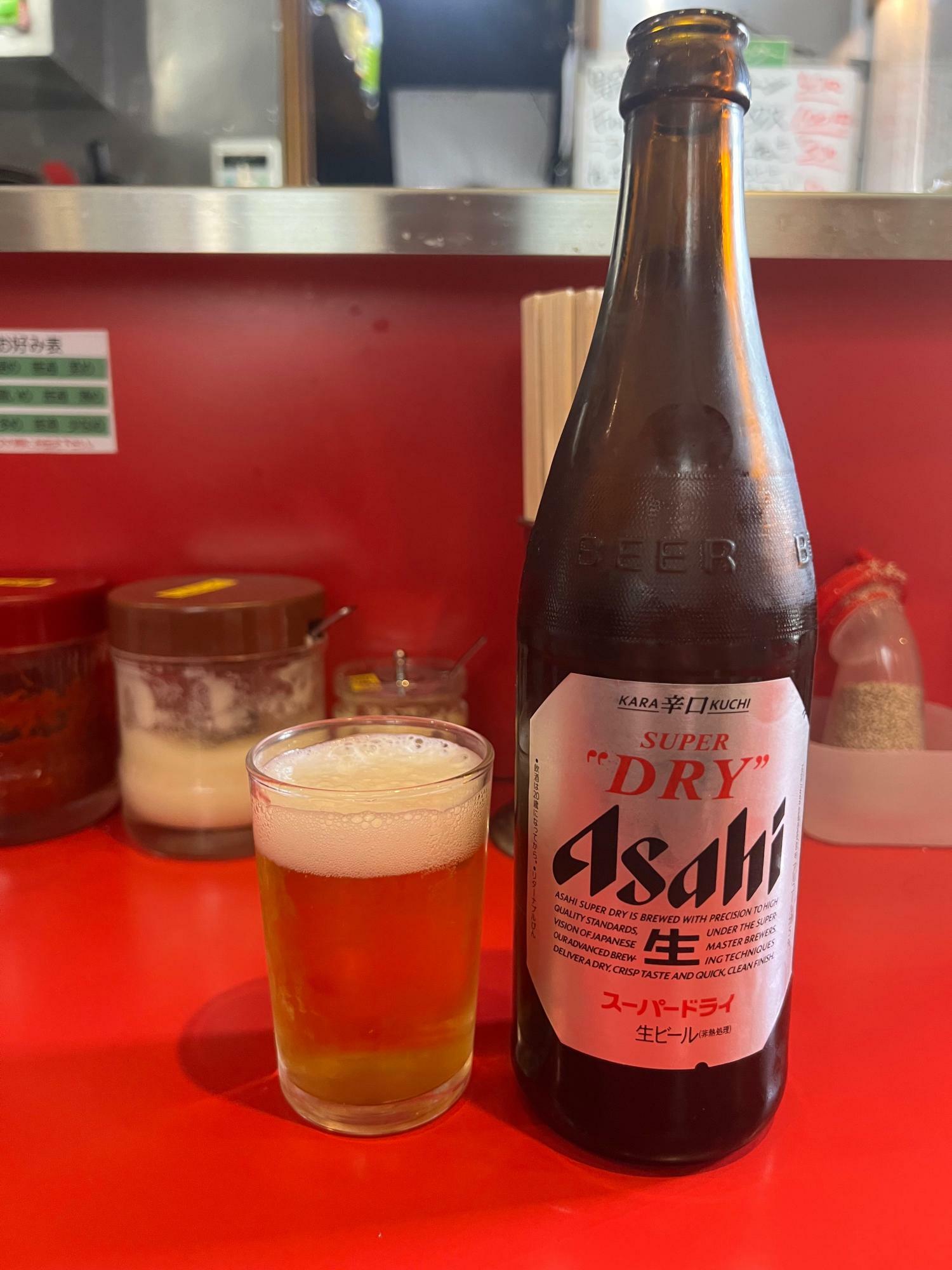 瓶ビール　550円