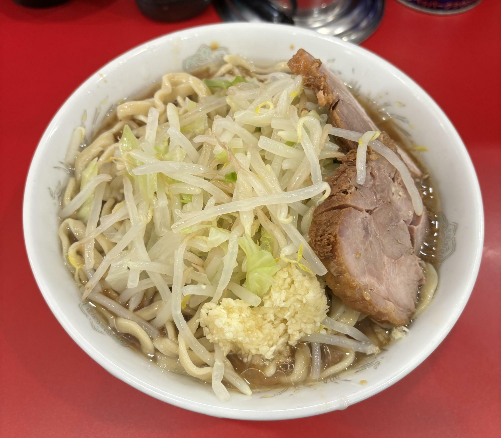 小ラーメン豚2枚800円　冷やし100円