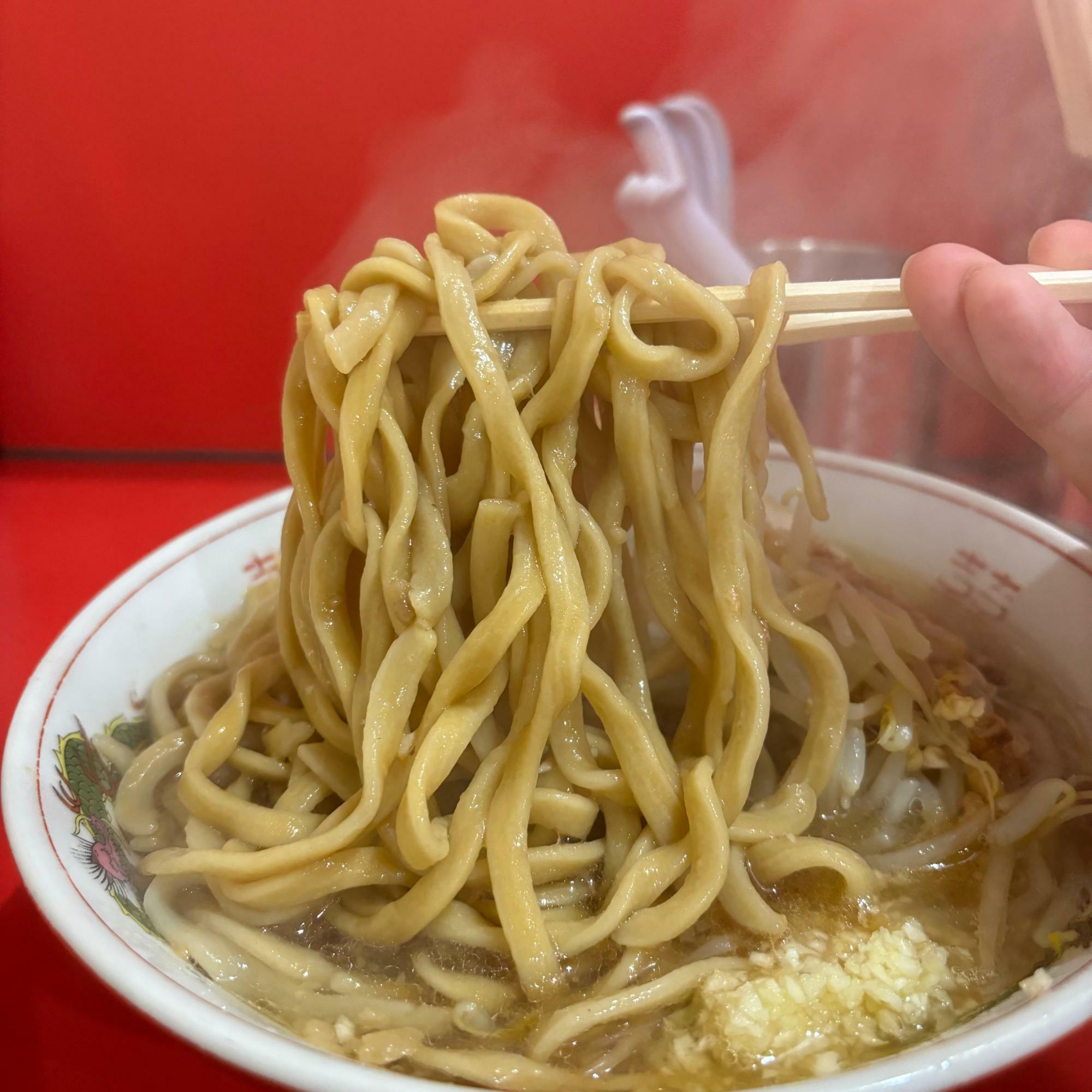 麺量は300gあるかないかくらいの感覚です。