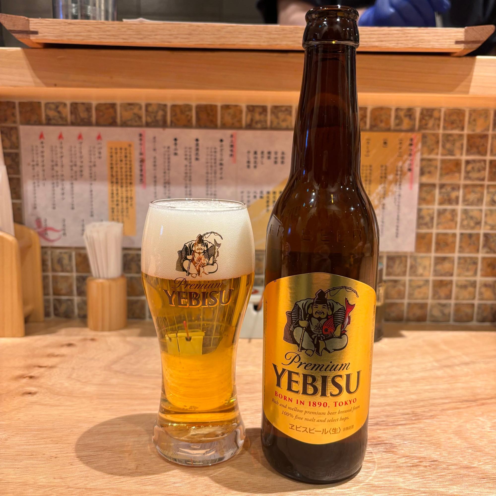 瓶ビール　400円