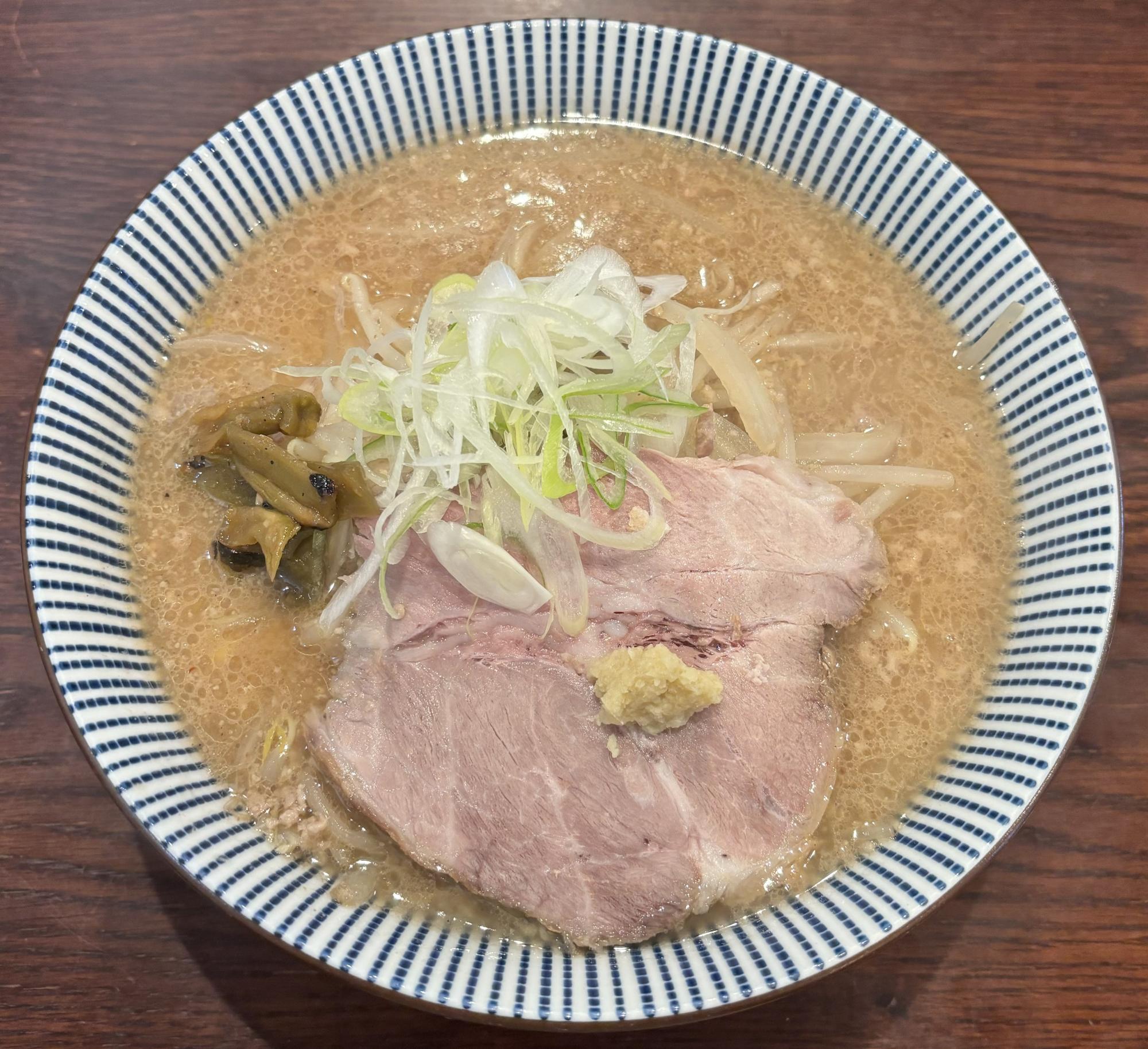 味噌ラーメン1000円＋大盛150円