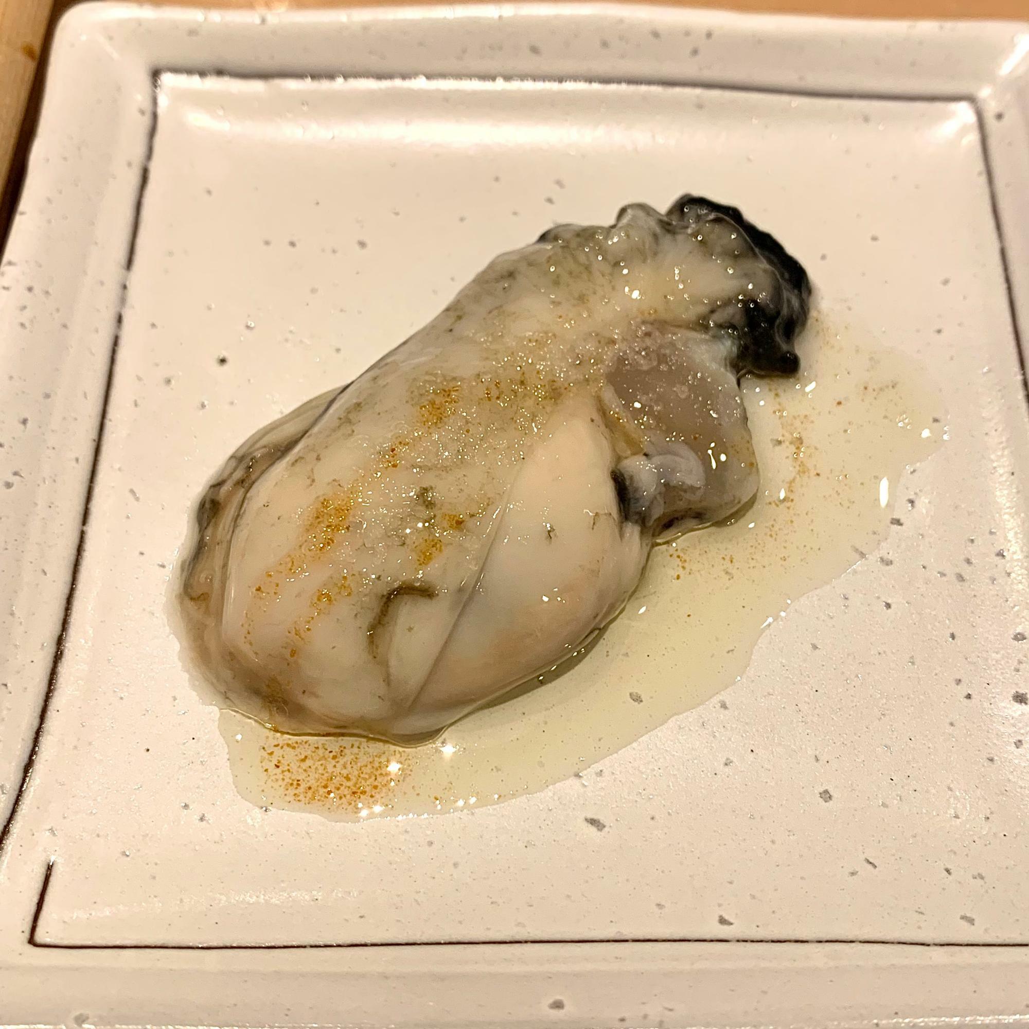 別皿提供の『牡蠣のマリネ』