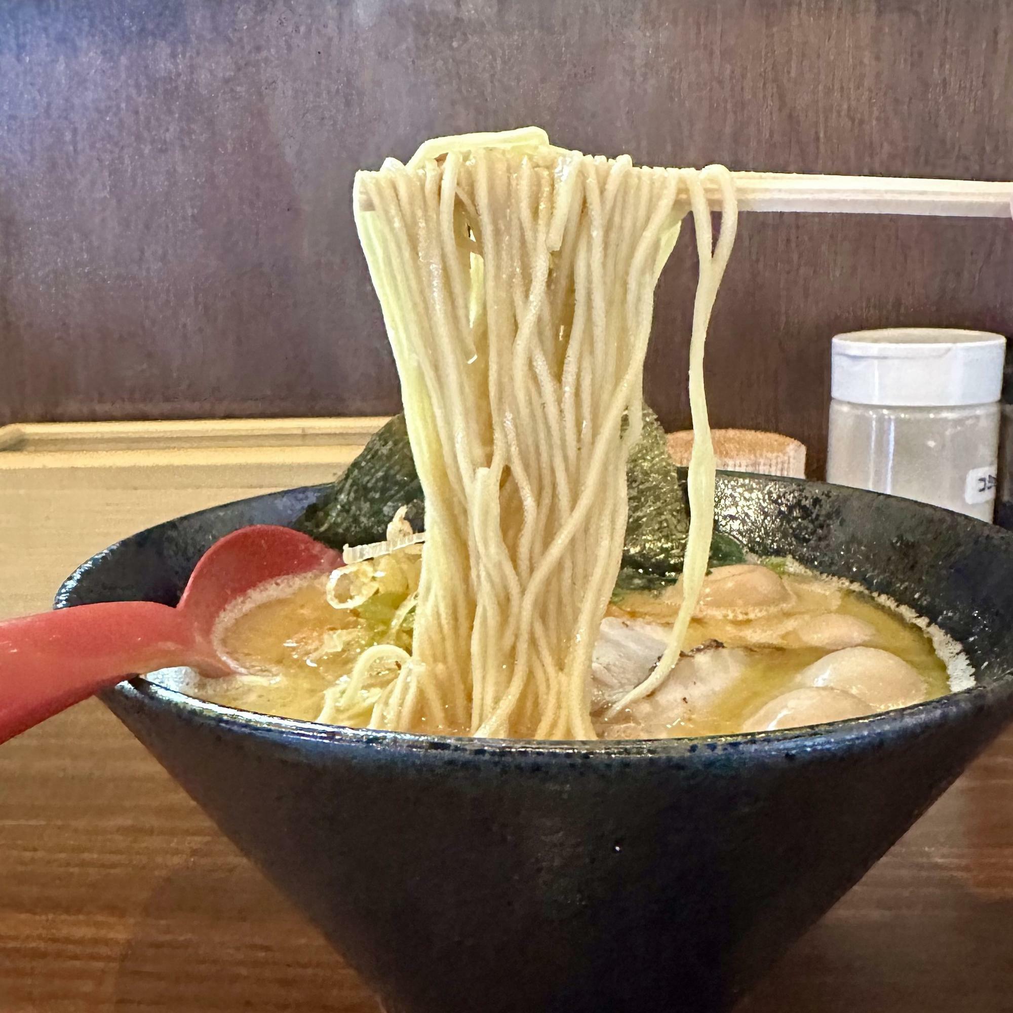 中細ストレート麺