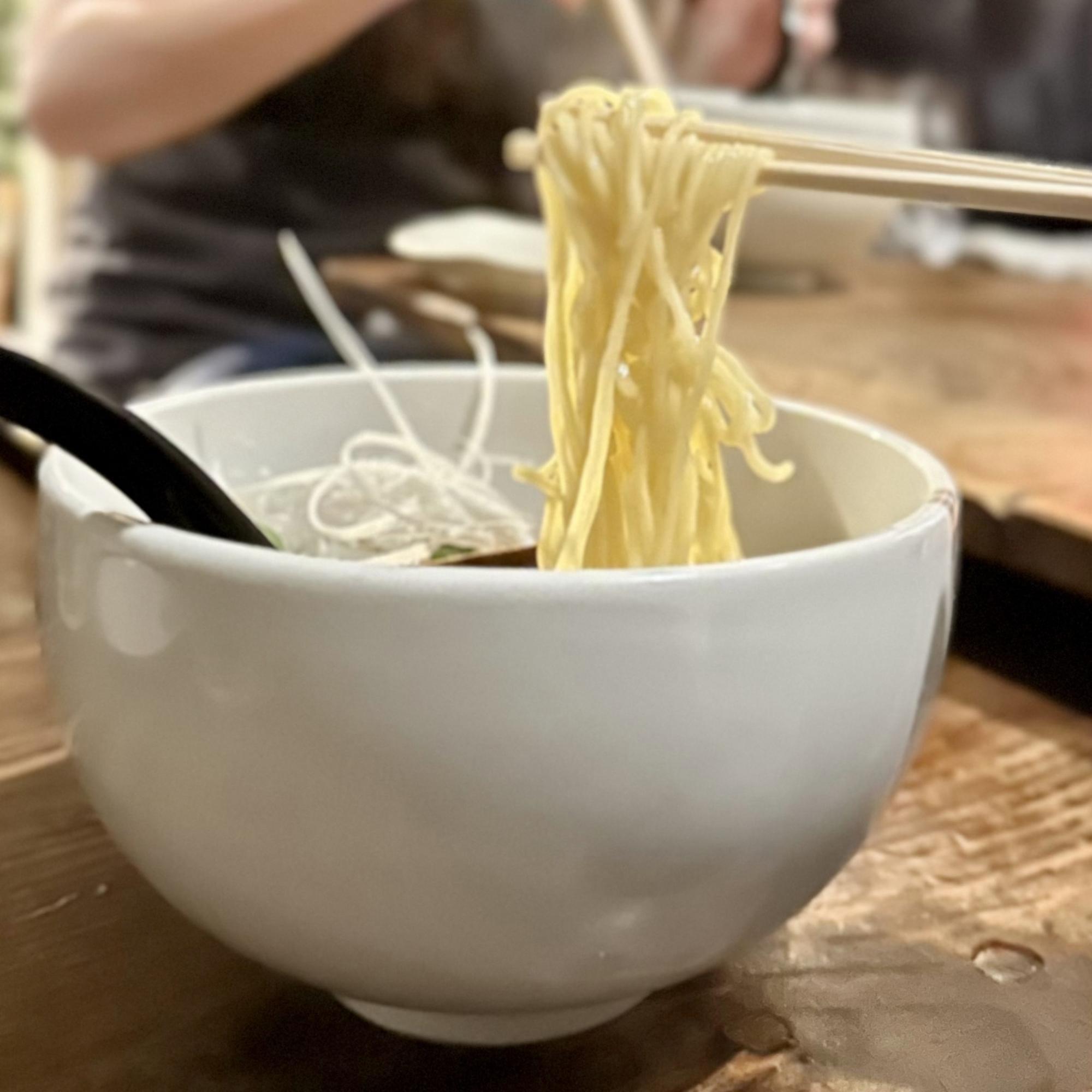 細麺の相性バッチリ