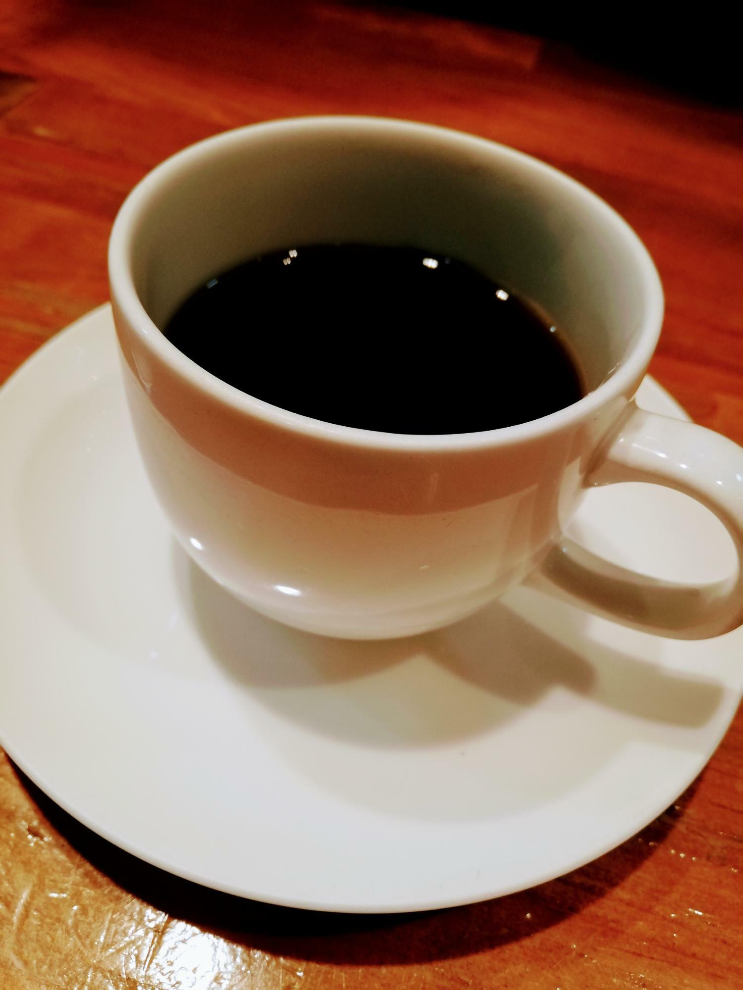 食後のコーヒーもどこかホッとする味