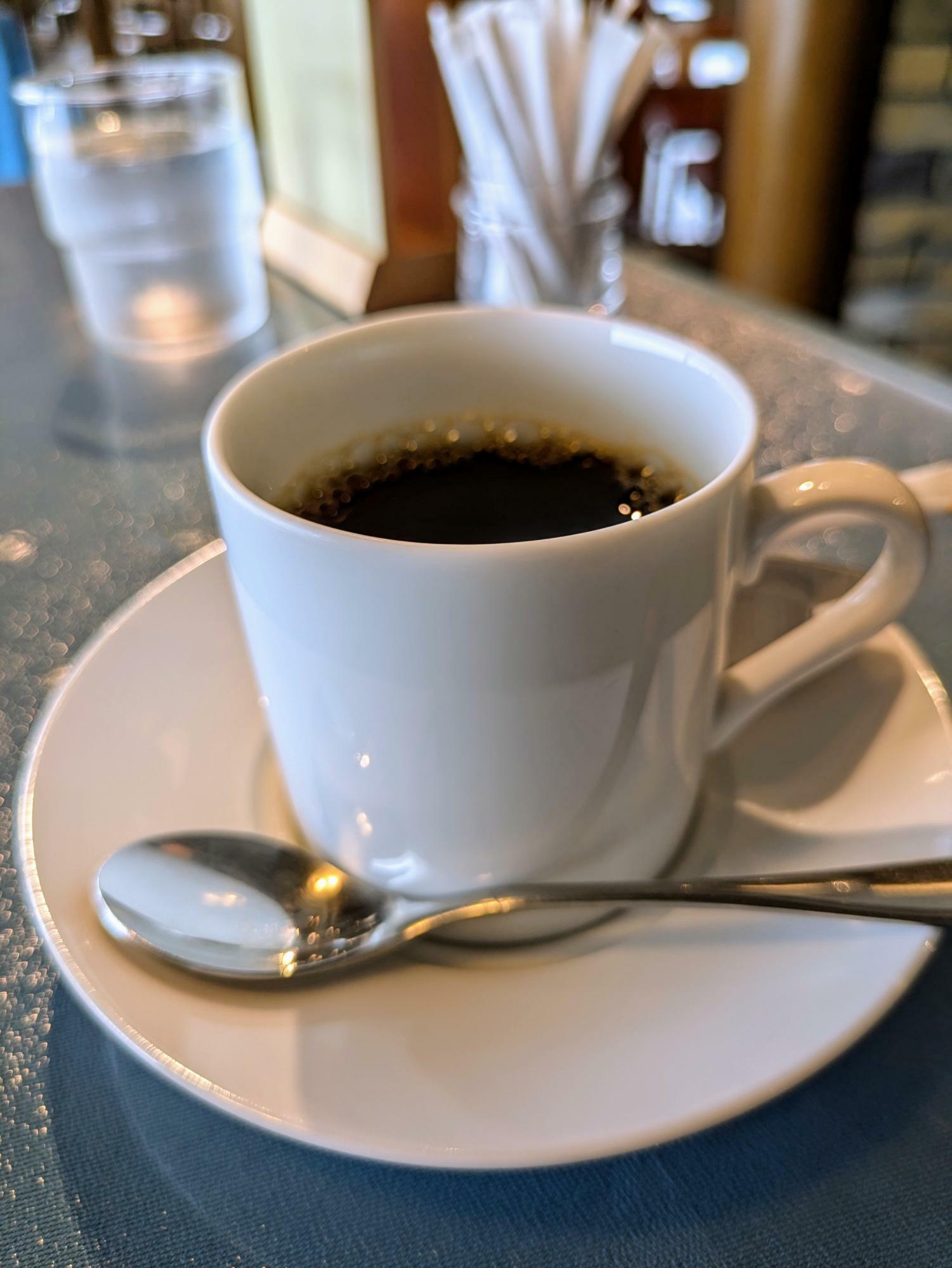 食後のホットコーヒー