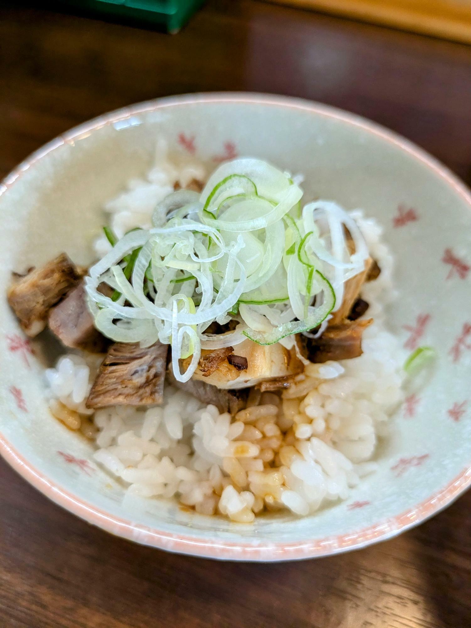 チャーシューご飯