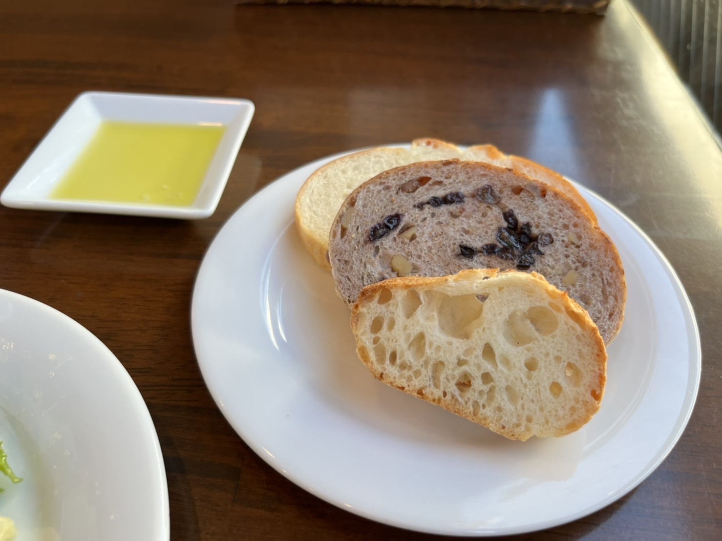 天然酵母パンのスライス3種