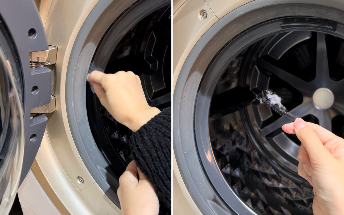 ドラム式洗濯機隙間の隙間の掃除