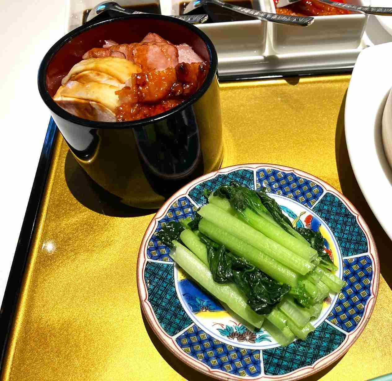 「ガーデン飲茶」広東焼き物のせご飯