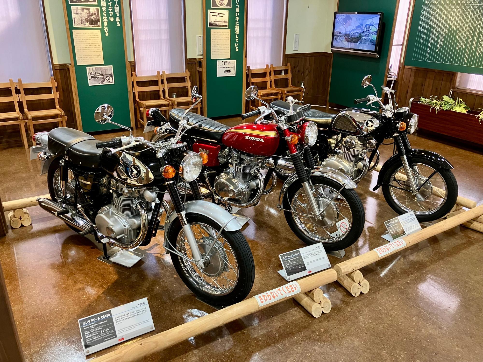 ▲1960年代のホンダのバイク