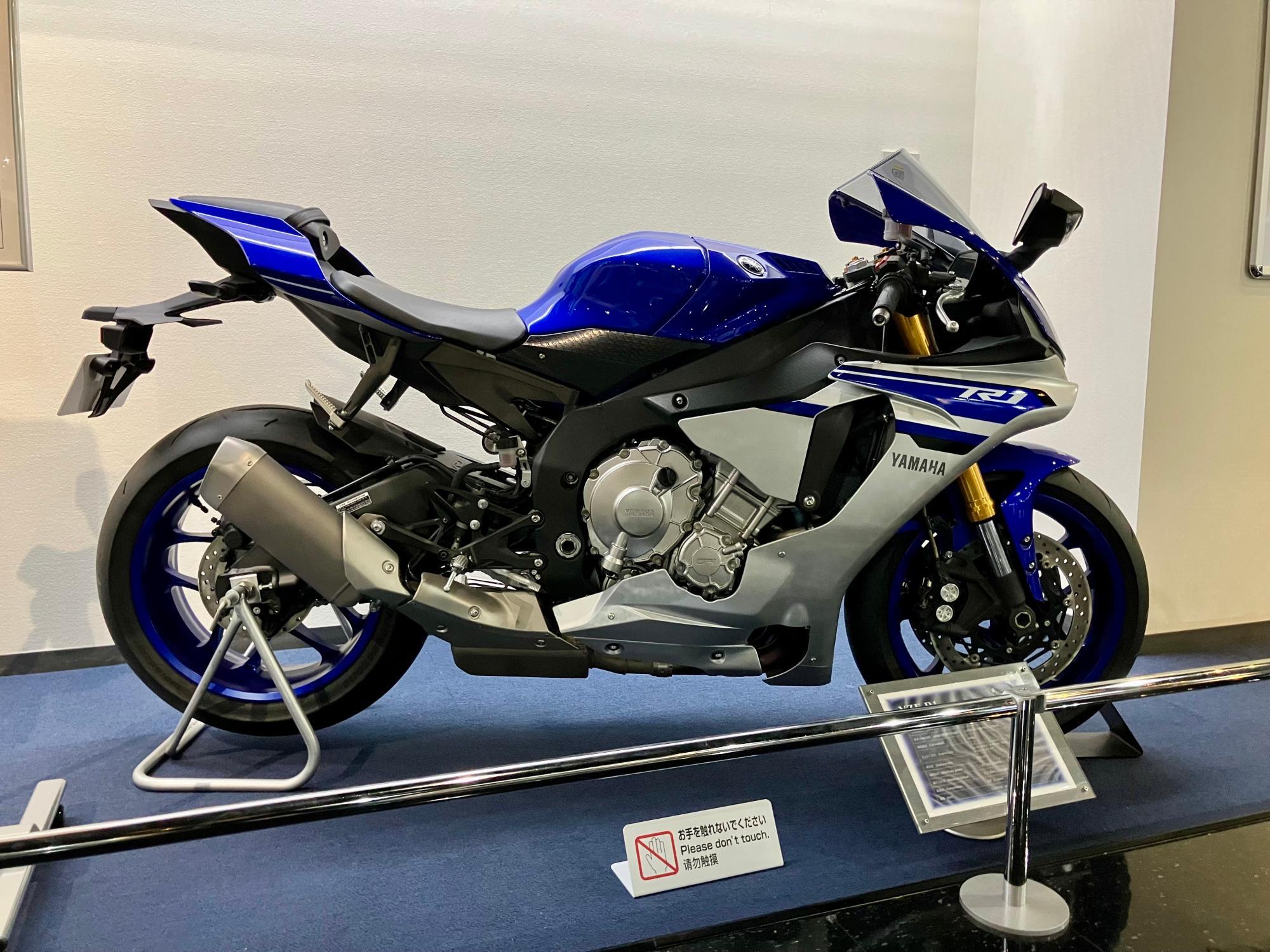 ▲高い人気を誇る現行型のYZF-R1