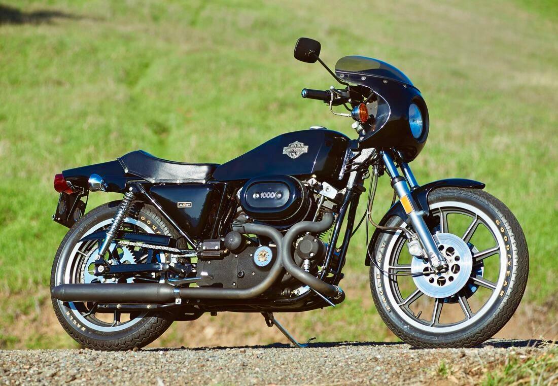 ▲XLCR(1977／画像引用元：Motorcycle Classics)