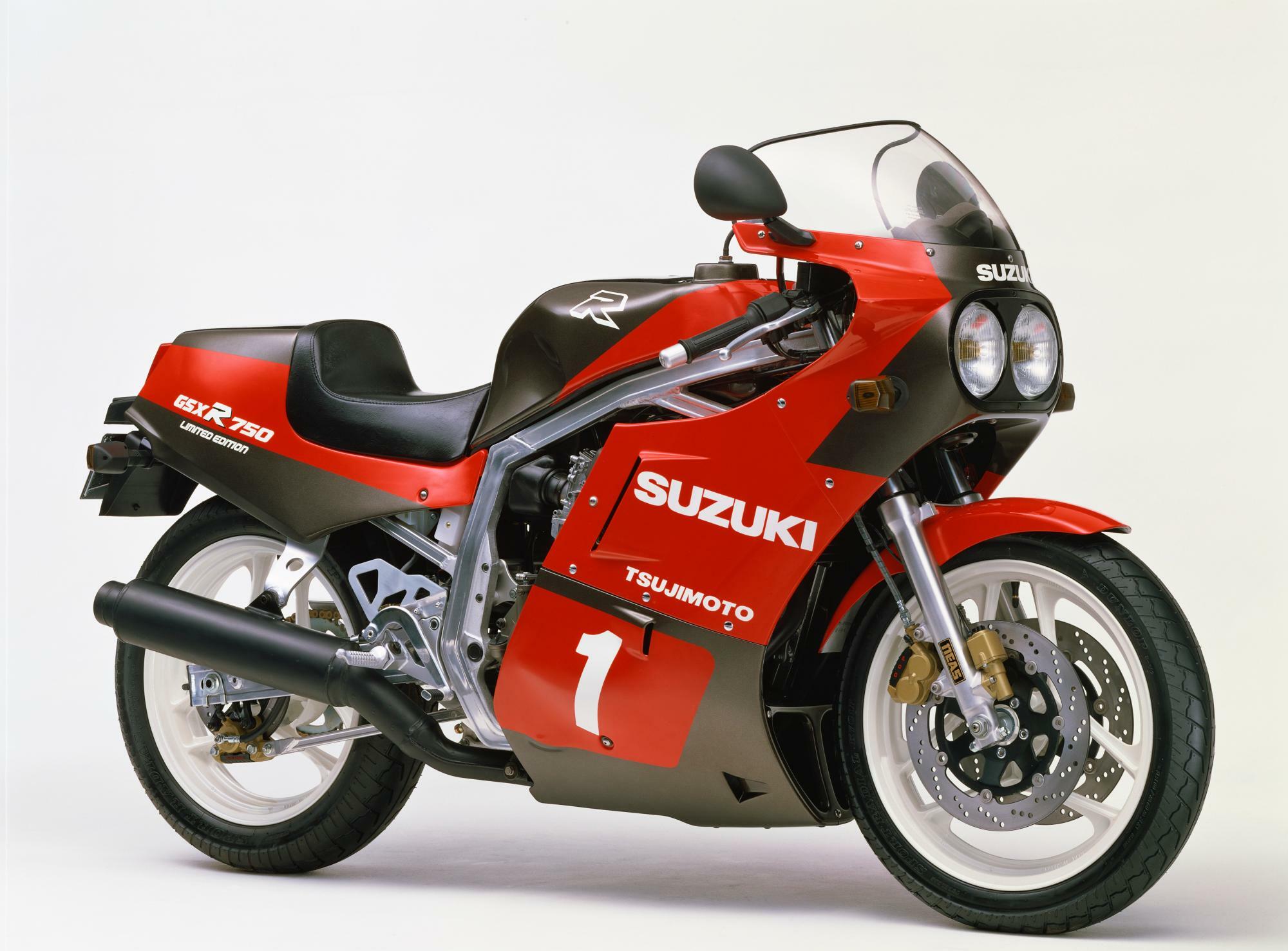 ▲GSX-R750R(1986／画像引用元：スズキ)