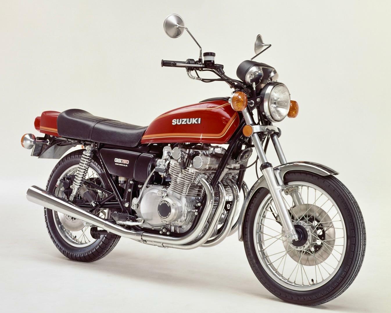 ▲GS750〈1976／画像引用元：スズキ〉