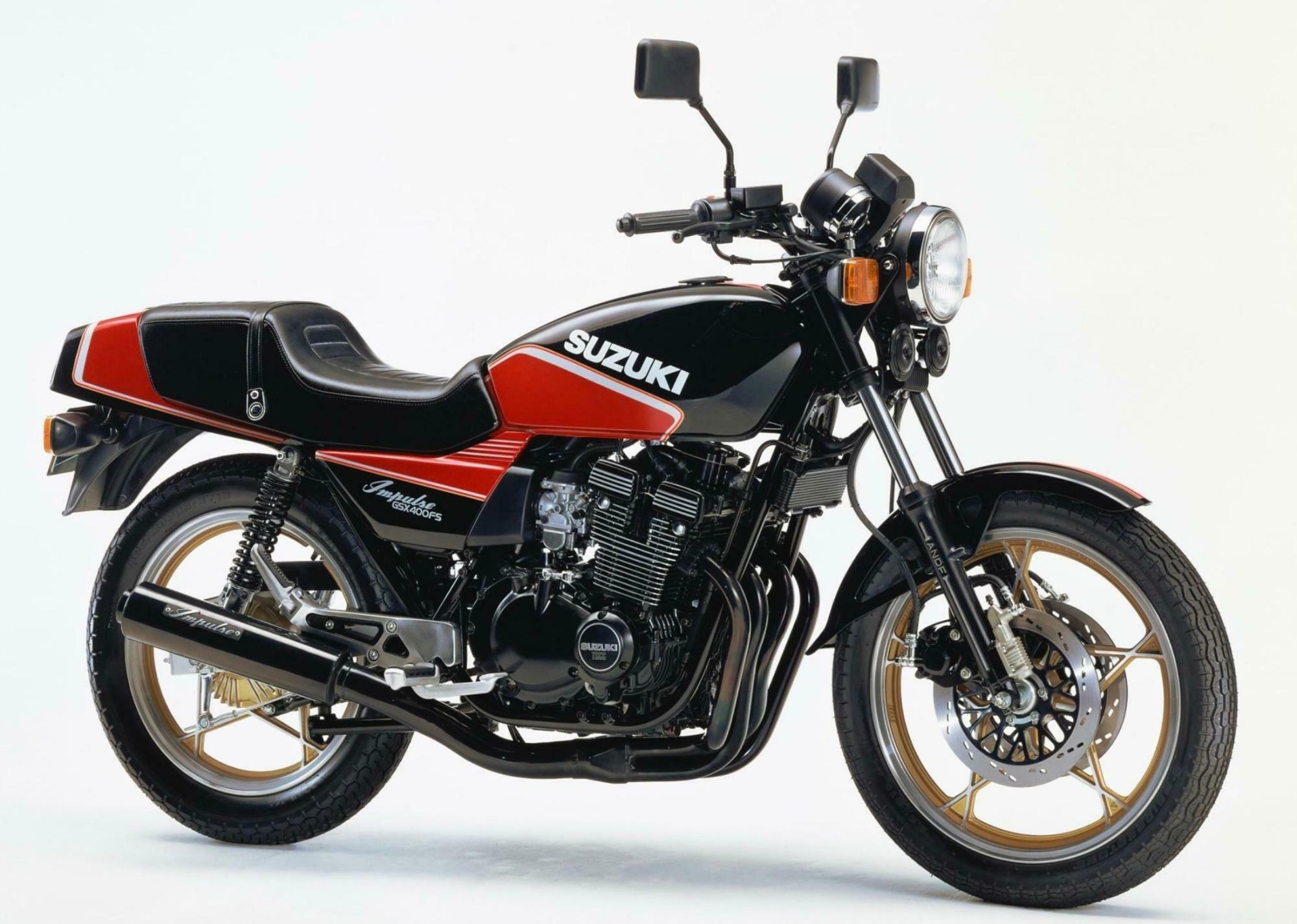 「インパルス」の名が初めて使われた『GSX400FSインパルス』〈1982／画像引用元：スズキ〉