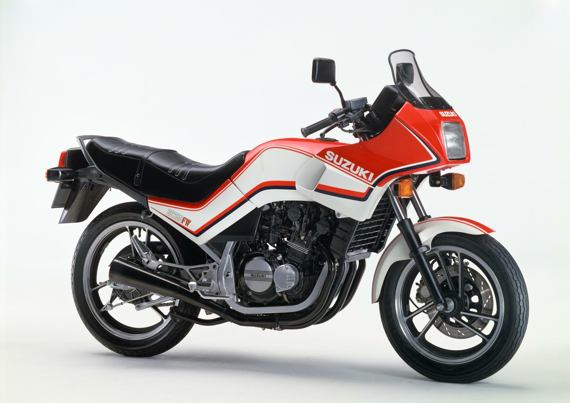 ▲GS250FW〈1983／画像引用元：スズキ〉