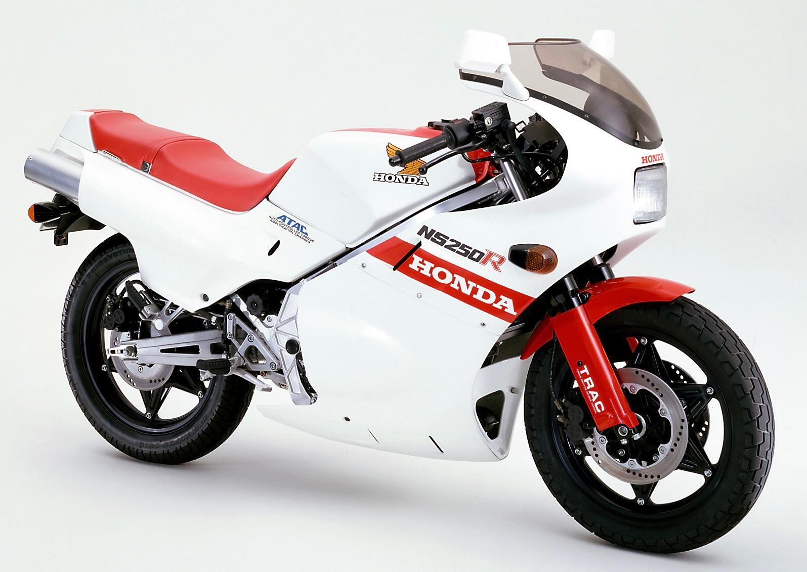 ▲NS250R〈1984／画像引用元：本田技研工業〉