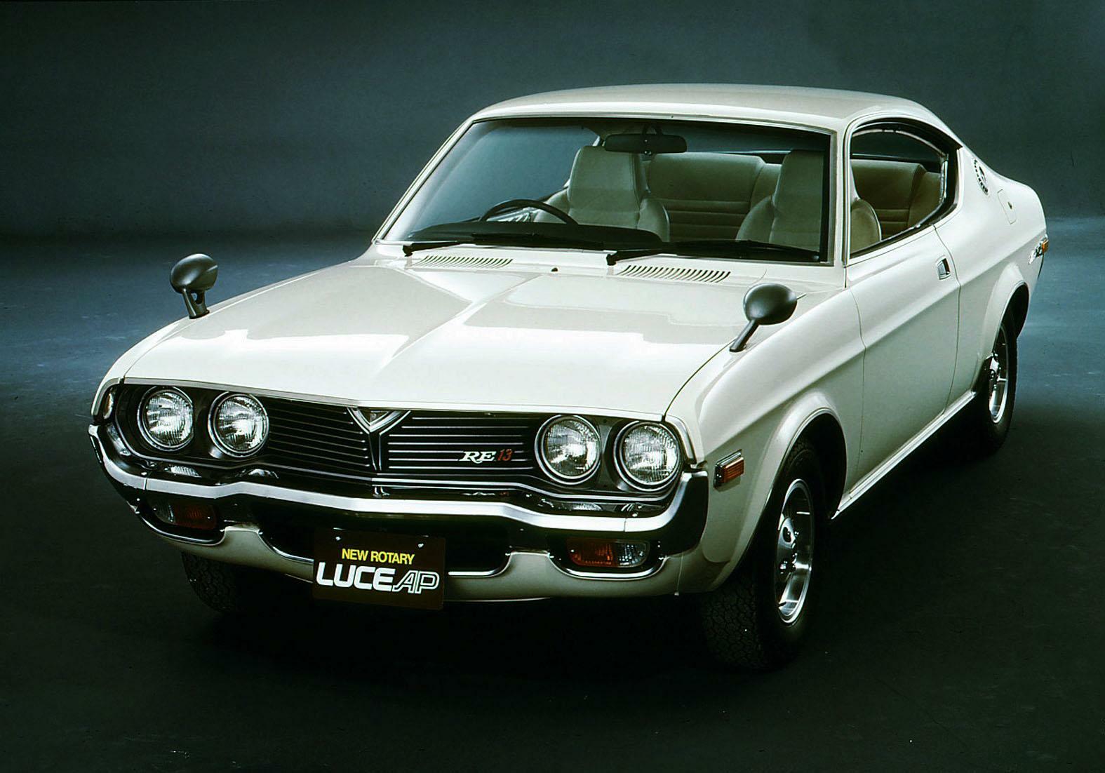 ▲REエンジンのルーチェ〈1972／画像引用元：MAZDA〉