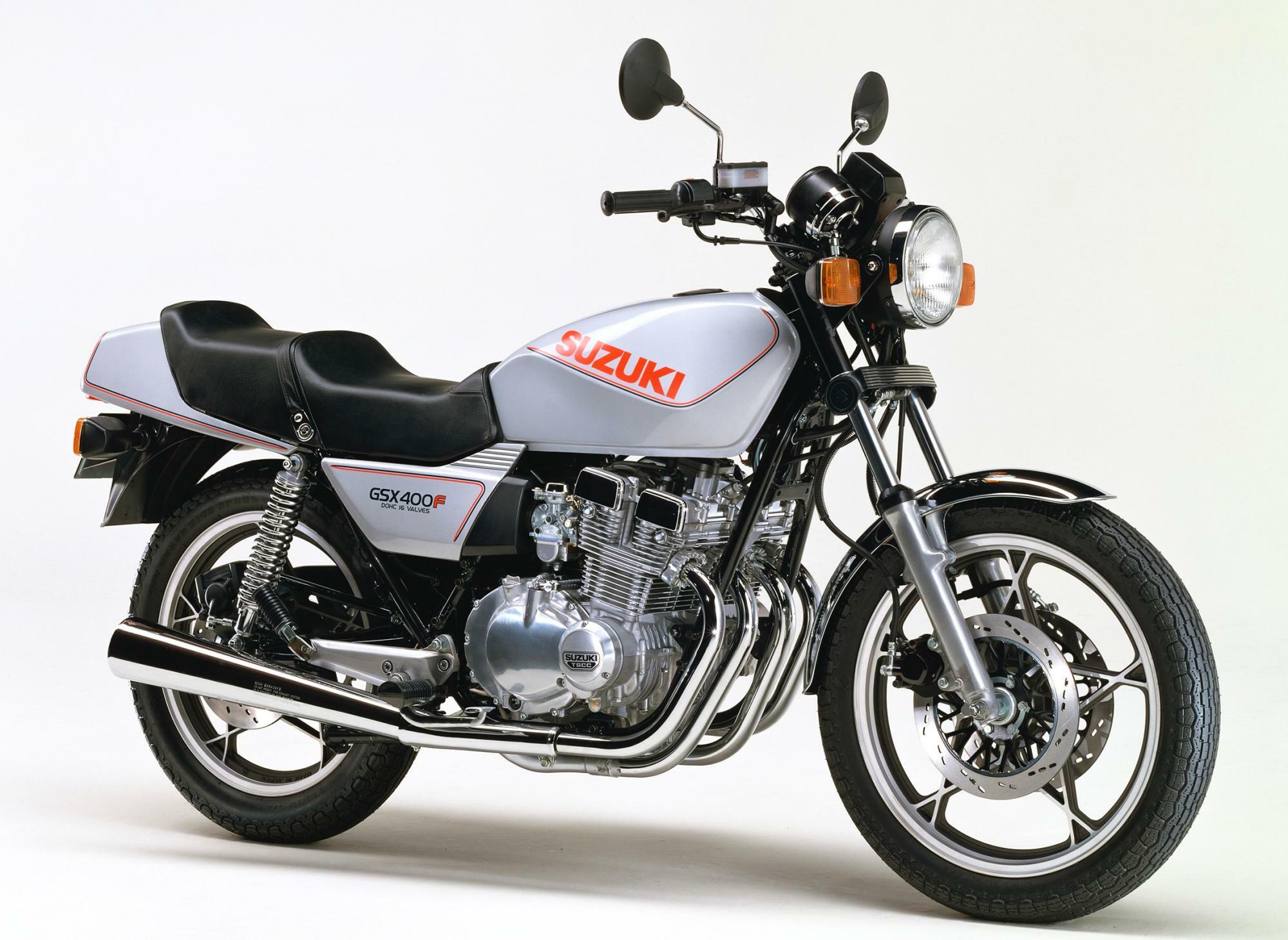 ▲Z400FX、XJ400に次いで1981年に登場したGSX400F