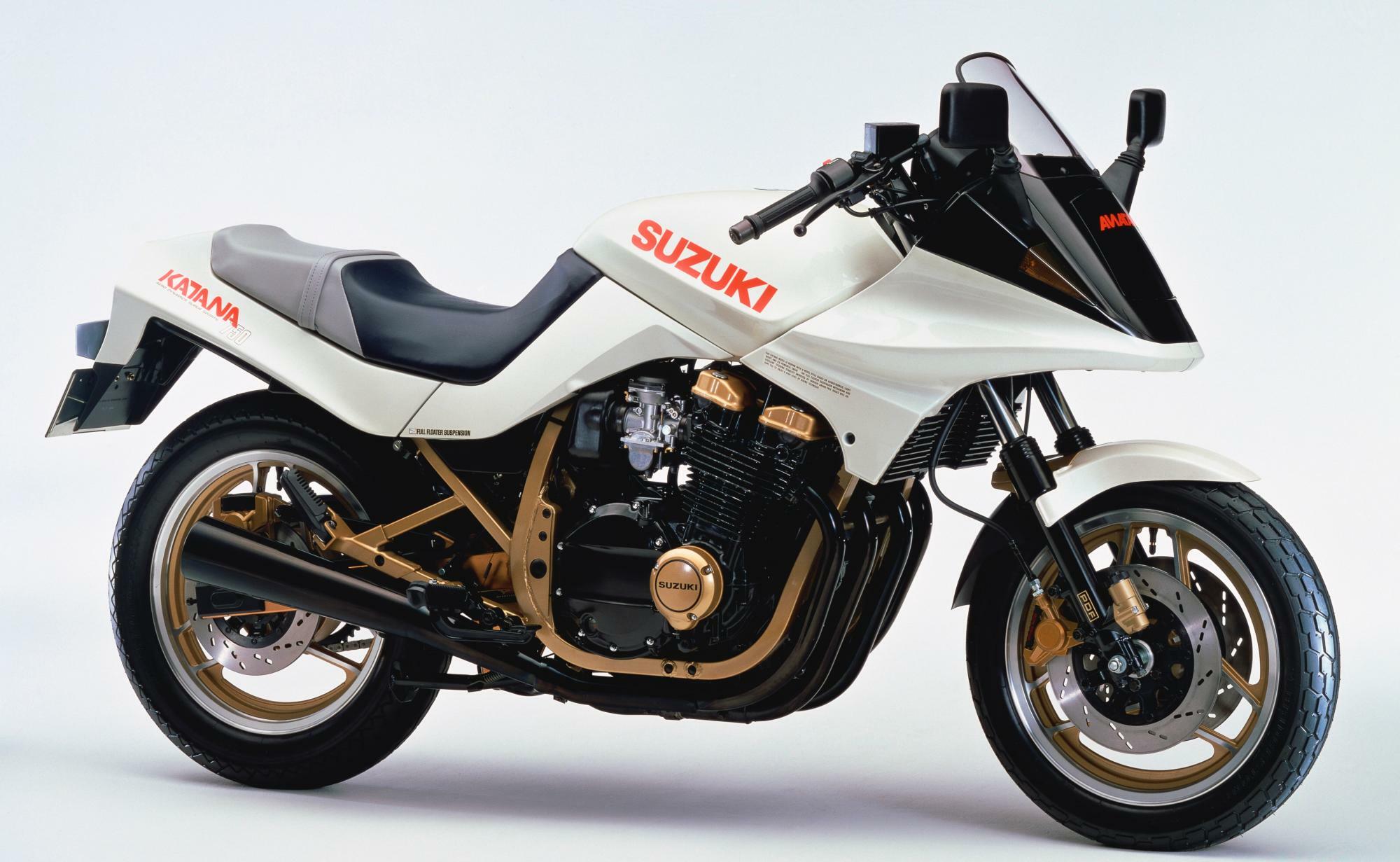 ▲スズキは84年リリースの３型GSX750Sに「リトラ」を投入！