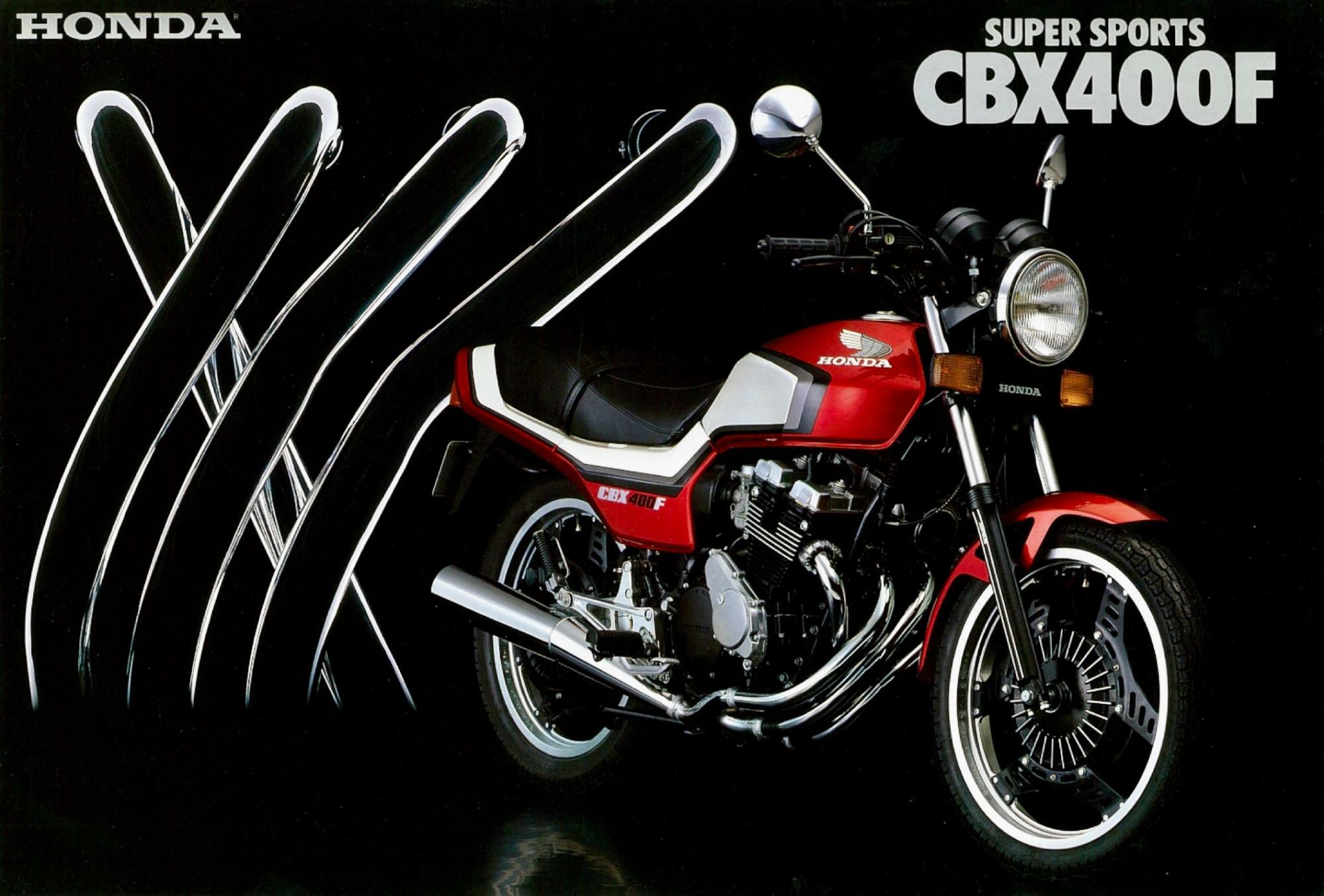 ▲’80年代を沸かせたホンダ・CBX400Fと似通ったパイプレイアウトだった