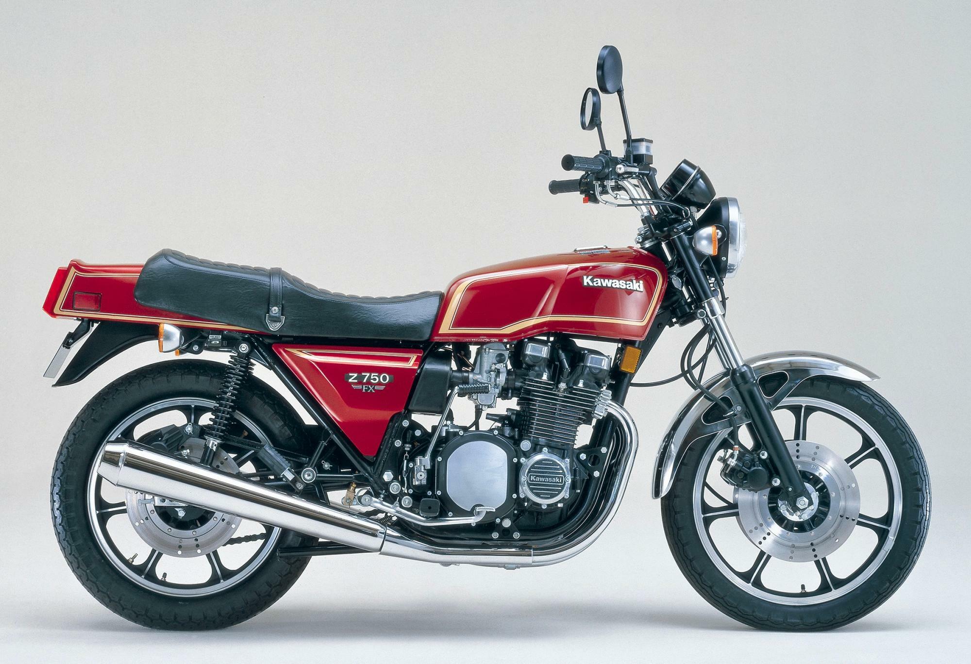 ▲Z750FX。マークⅡの日本仕様のようなモデルで、マークⅡとの違いはごく僅か