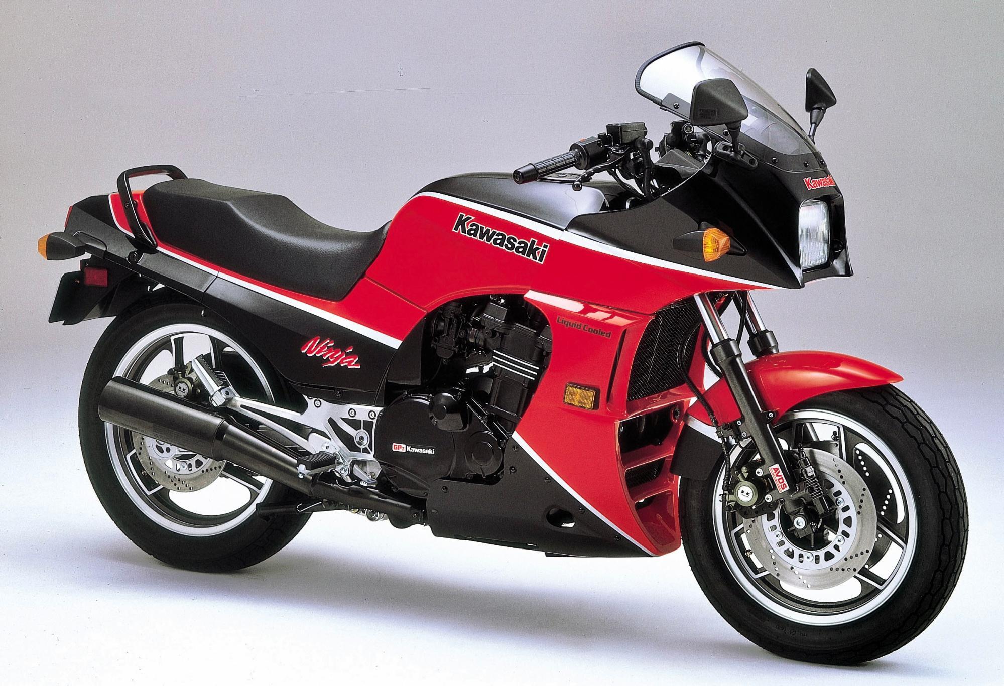 ▲北米仕様車には「GPz900R」ではなく「Ninja」の文字が配されていた