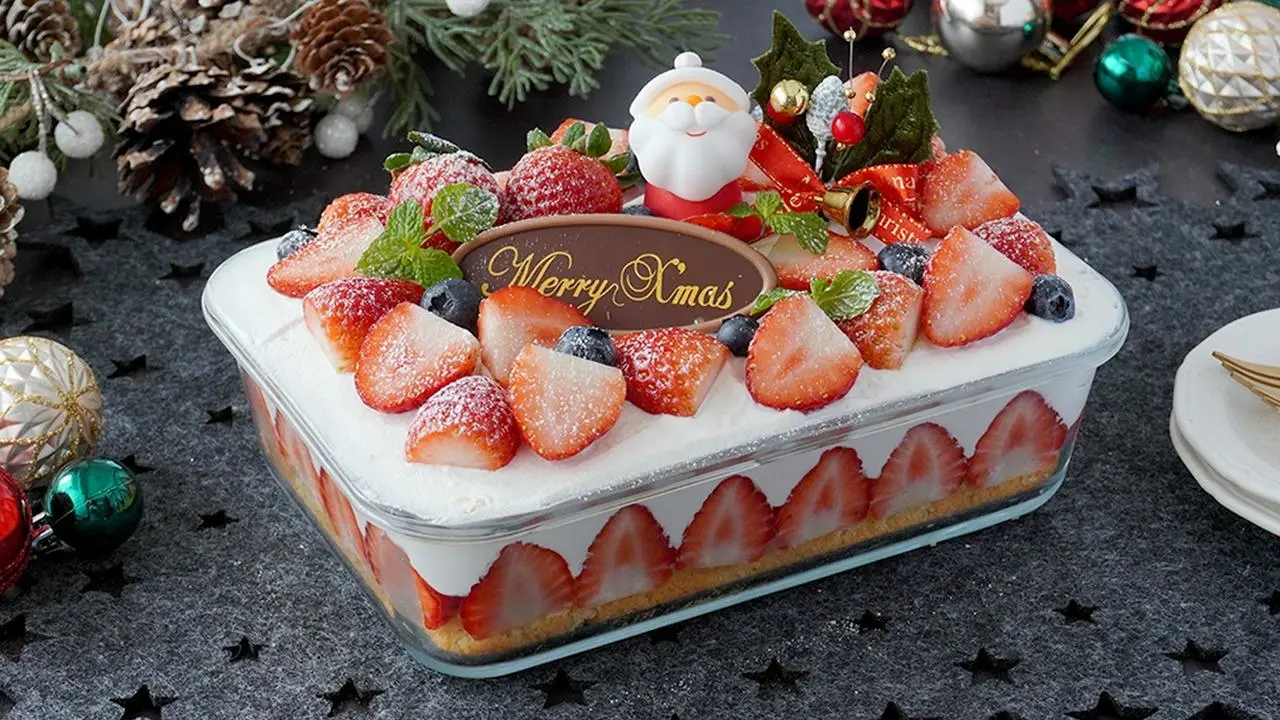 重ねるだけで簡単】フルーツたっぷり！スコップケーキの作り方！クリスマスケーキに！（料理研究家ゆかり） - エキスパート - Yahoo!ニュース