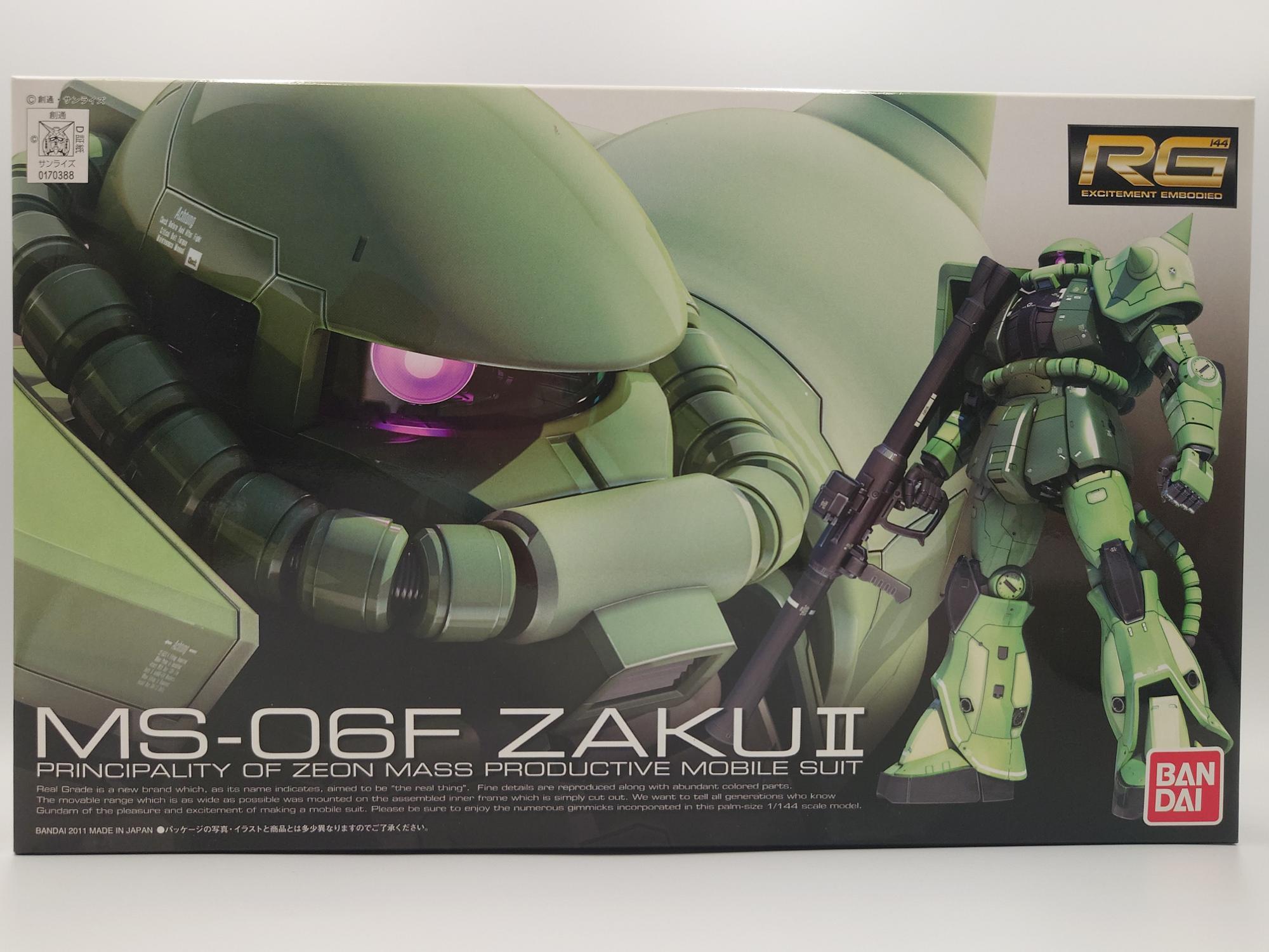 RG 量産型ザク】レビュー！スミ入れとトップコートでお手軽