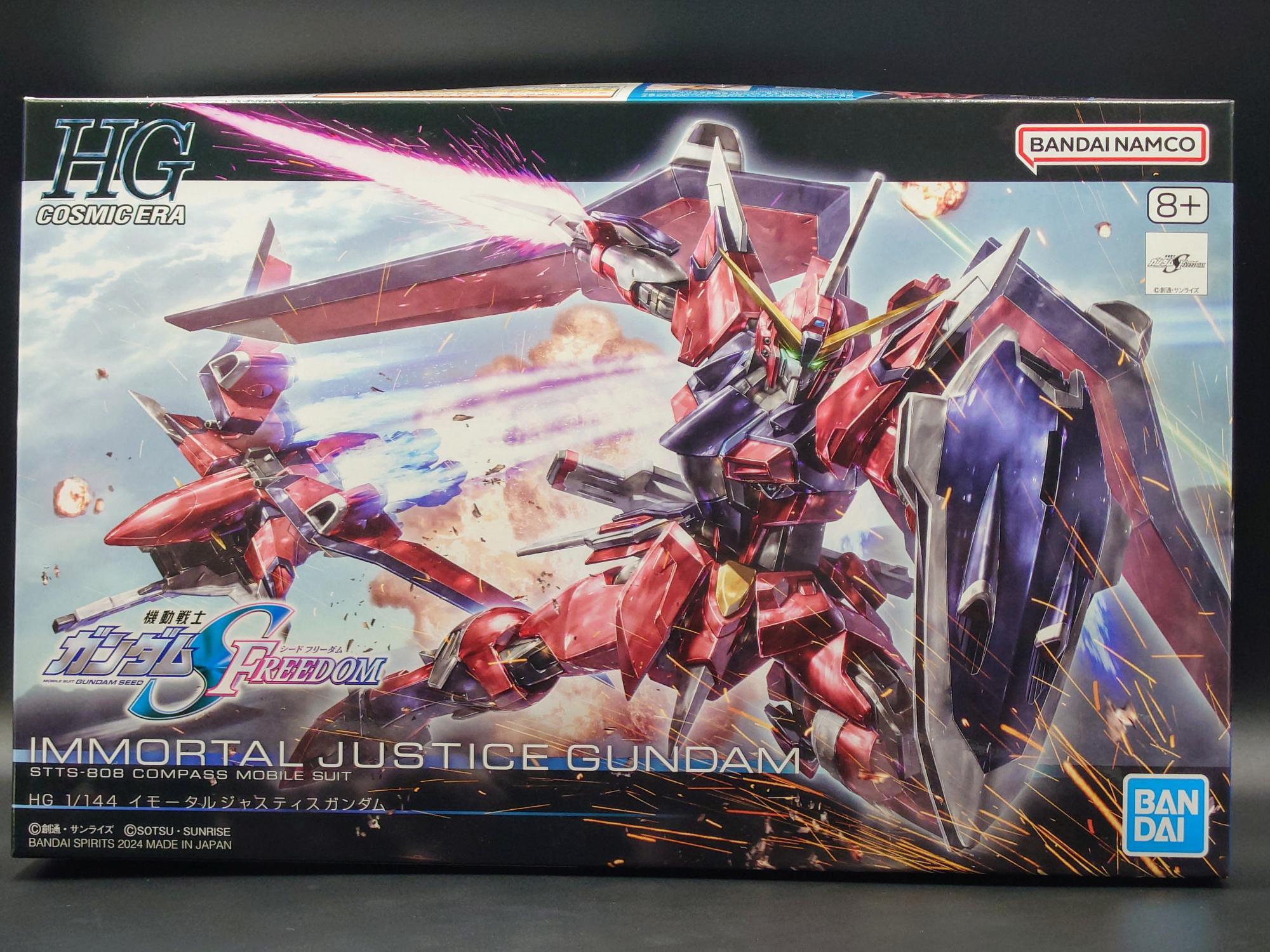 HG イモータルジャスティスガンダム 完成品 SEED FREEDOM ガンプラ ついに公開「SEED FREEDOM」♪【HG イモータルジャスティス