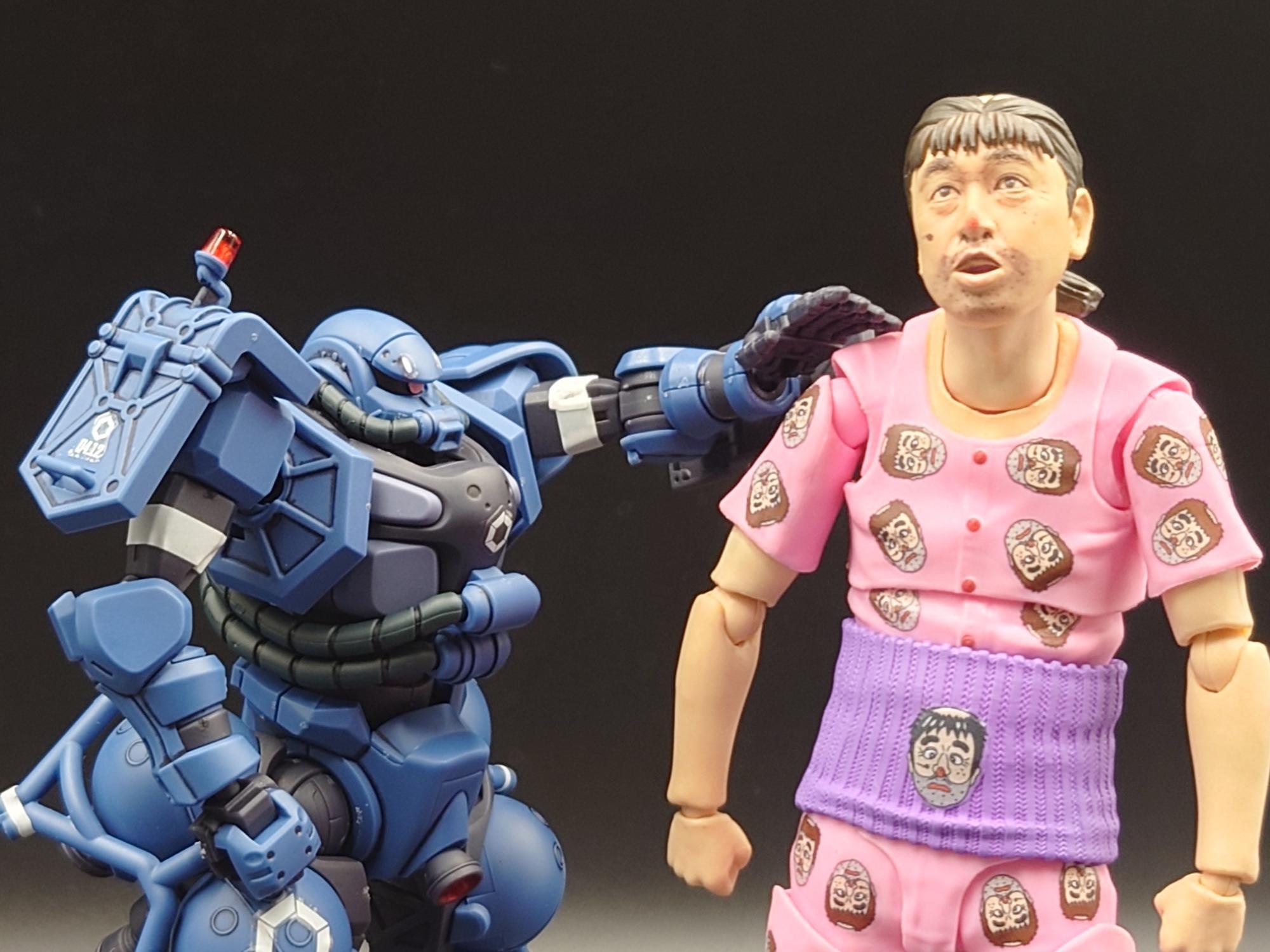 ガンダムジークアクス【HG 軍警ザク】ガンプラレビュー！墨入れ
