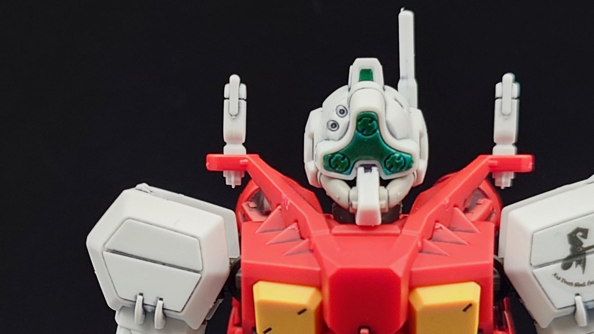 HG ジークアクス（部分塗装） ゲルググGQスガイ機 赤いガンダム