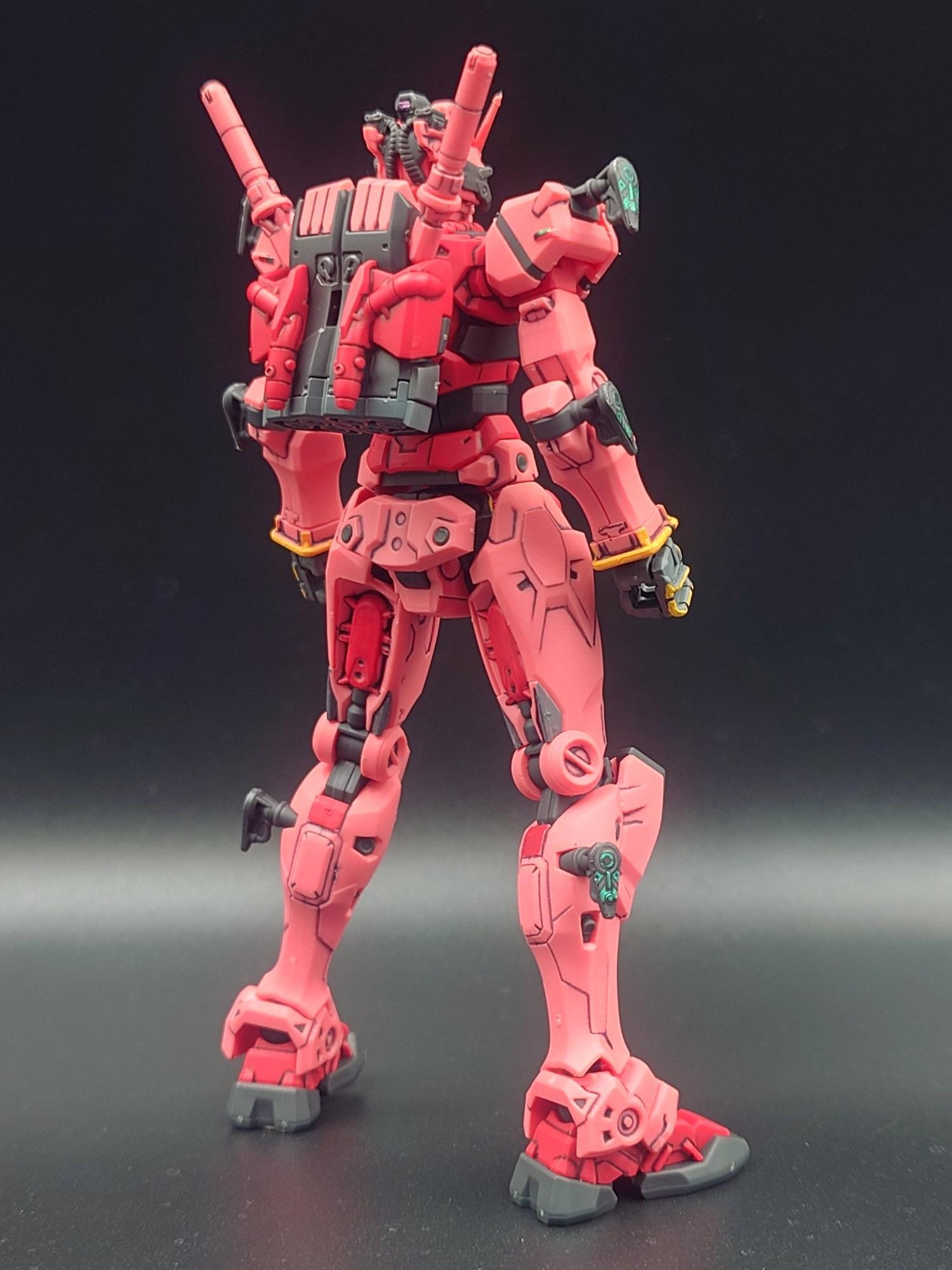 HG 赤いガンダム 01ガンダムカラーver 塗装完成品 ガンプラ　ゼロヒト HG 赤いガンダム 01ガンダムカラーver 塗装完成品 ガンプラ