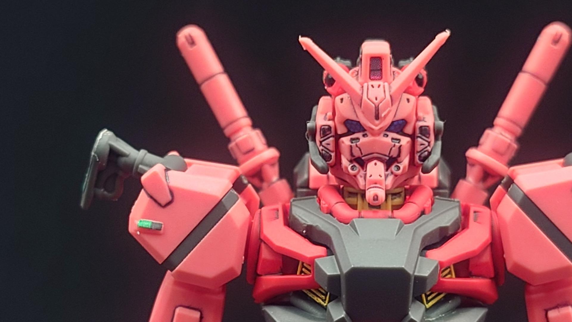 HG 赤いガンダム ララァ専用カラー 塗装完成品 ガンプラ プラモデル 老眼に一切の忖度なし!【HG 赤いガンダム】ガンプラレビュー