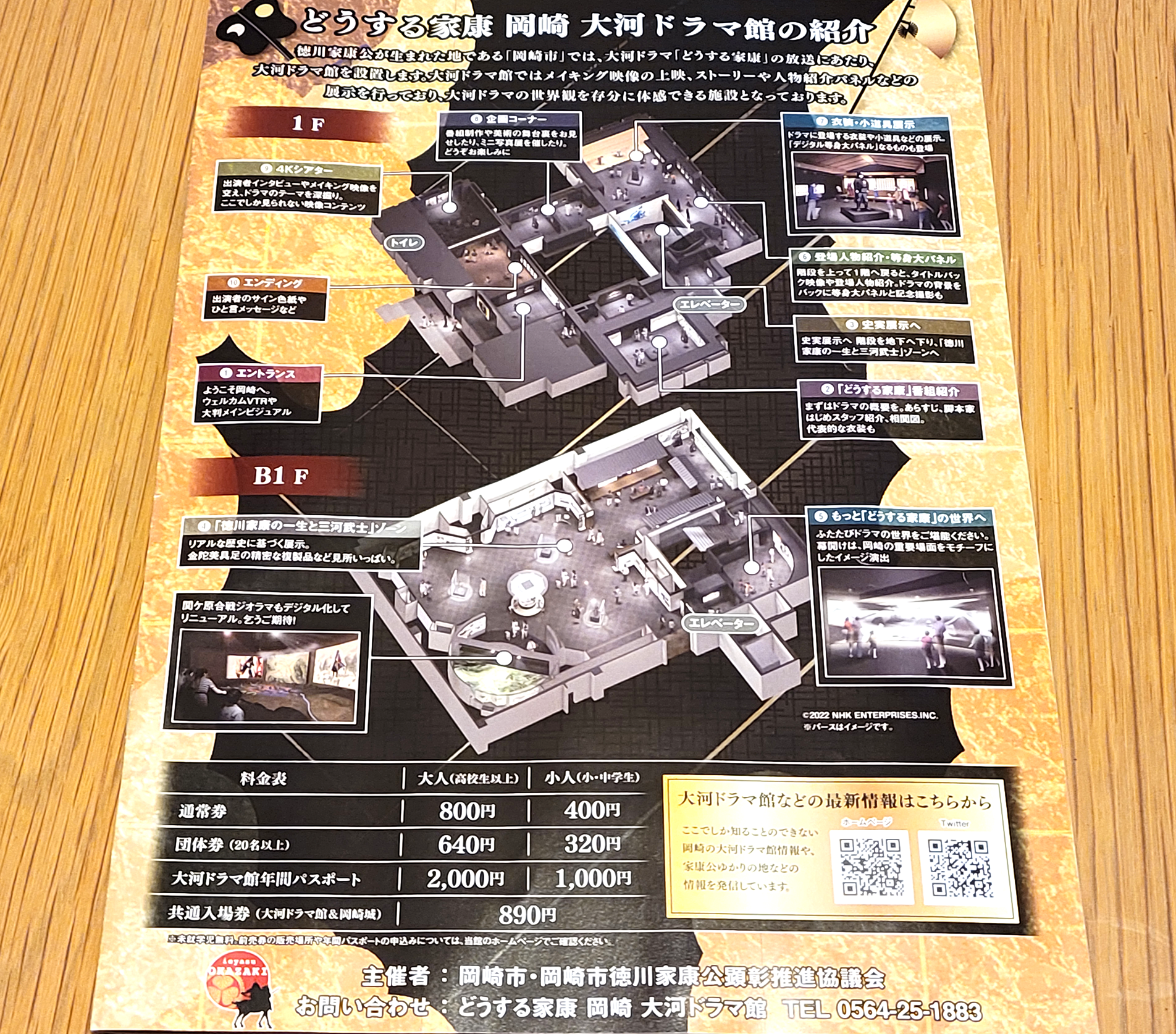 瀬名 ３枚フルセット 岡崎城 大河ドラマ館 どうする家康 愛知県岡崎市】松本潤さん着用「金荼美具足」も！どうする家康