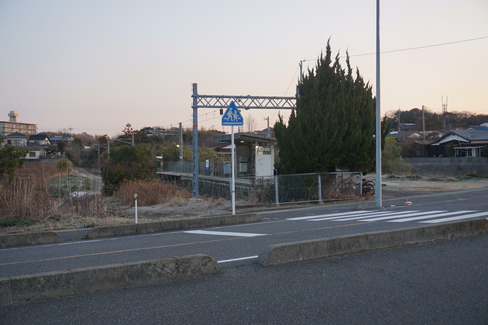 長門本山駅遠景