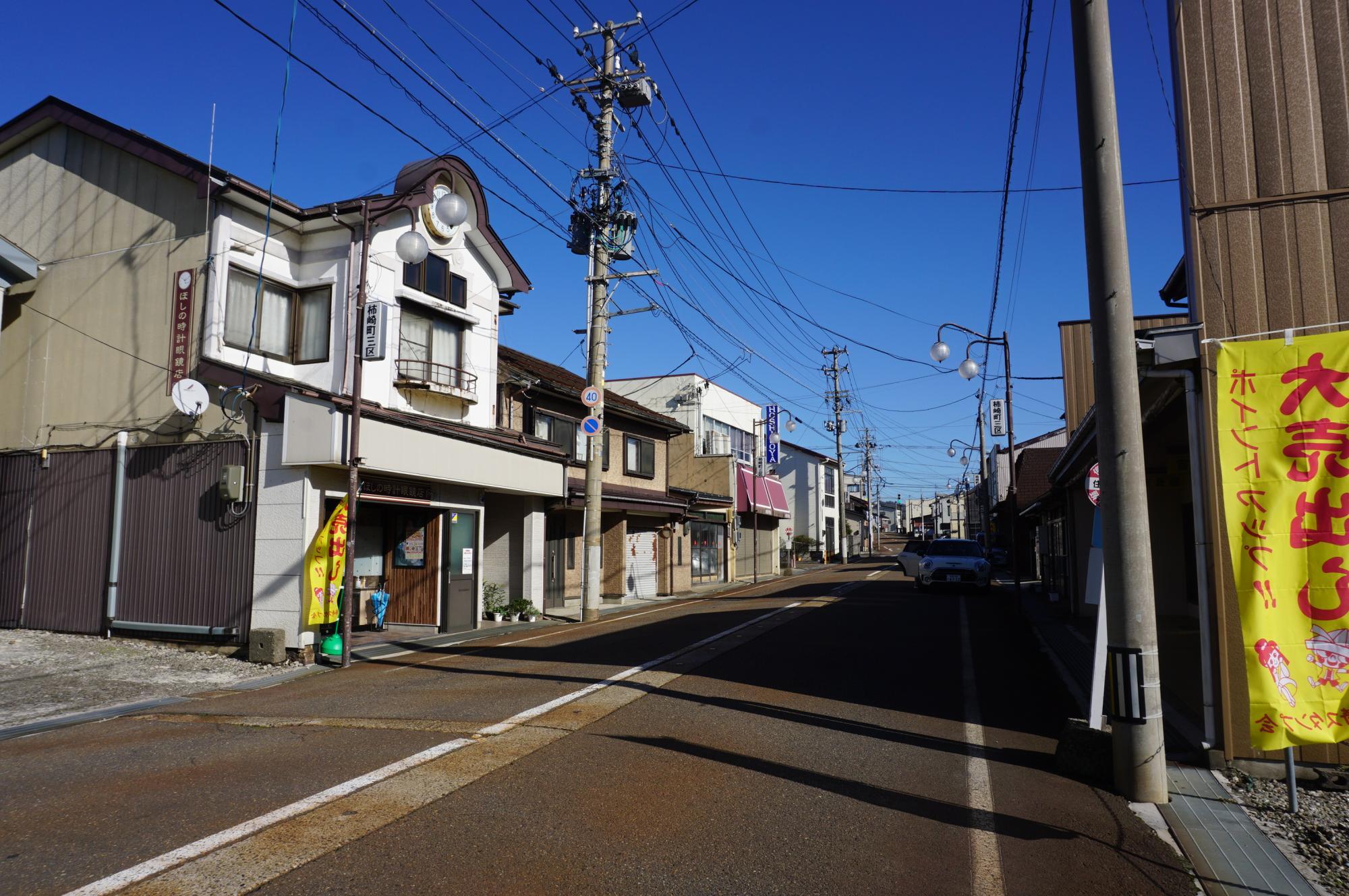 柿崎の町並み