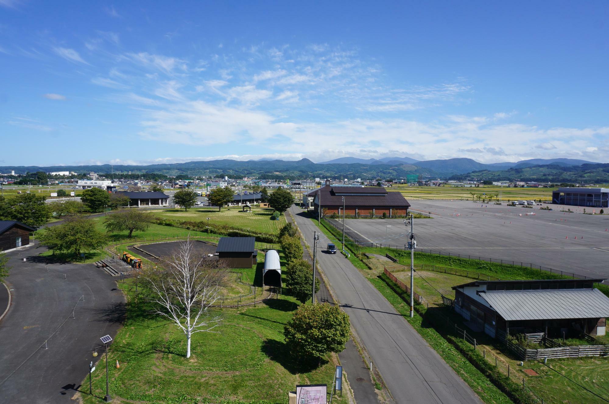 展望塔から見た東側の風景