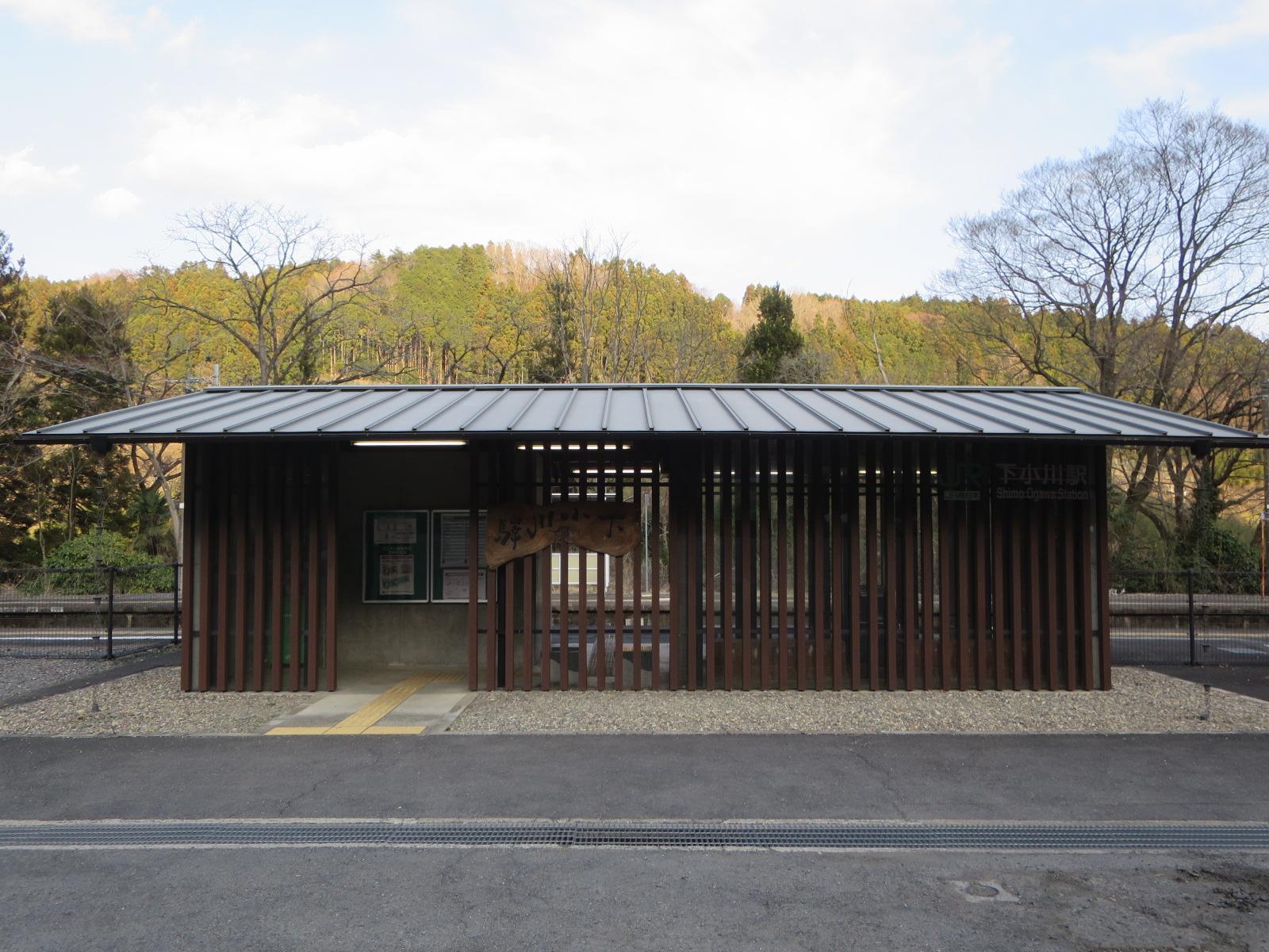 下小川駅　駅舎