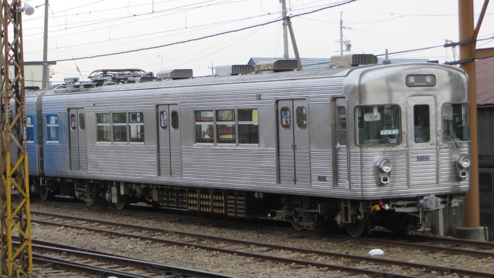 長野工場製 鉄道部品 昭和51年改造 譲渡は長野電鉄一社のみだが、部品を通じて地方私鉄六社の近代化