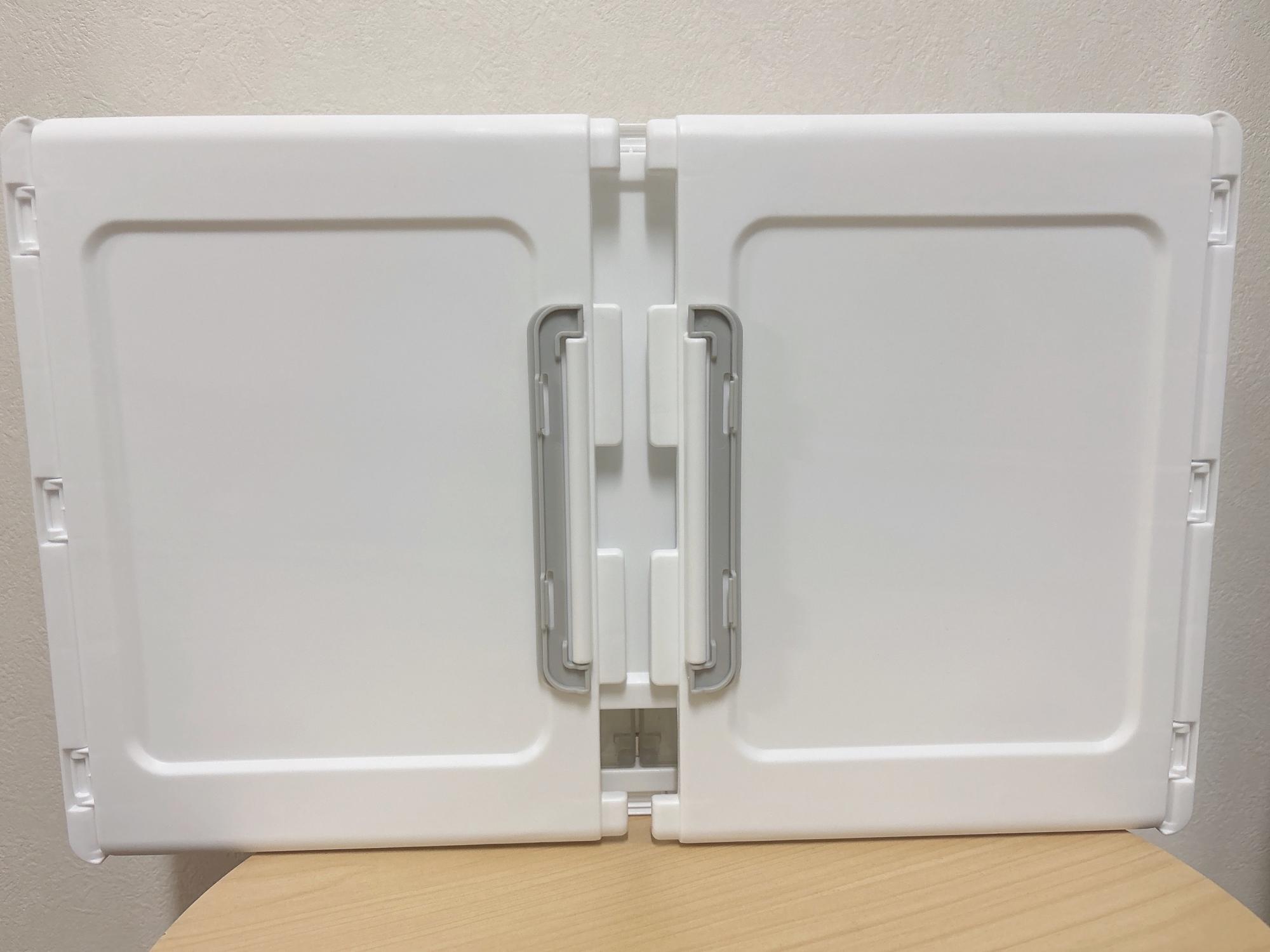 ジョイントできる 扉付折りたたみ収納ケース ダイソー