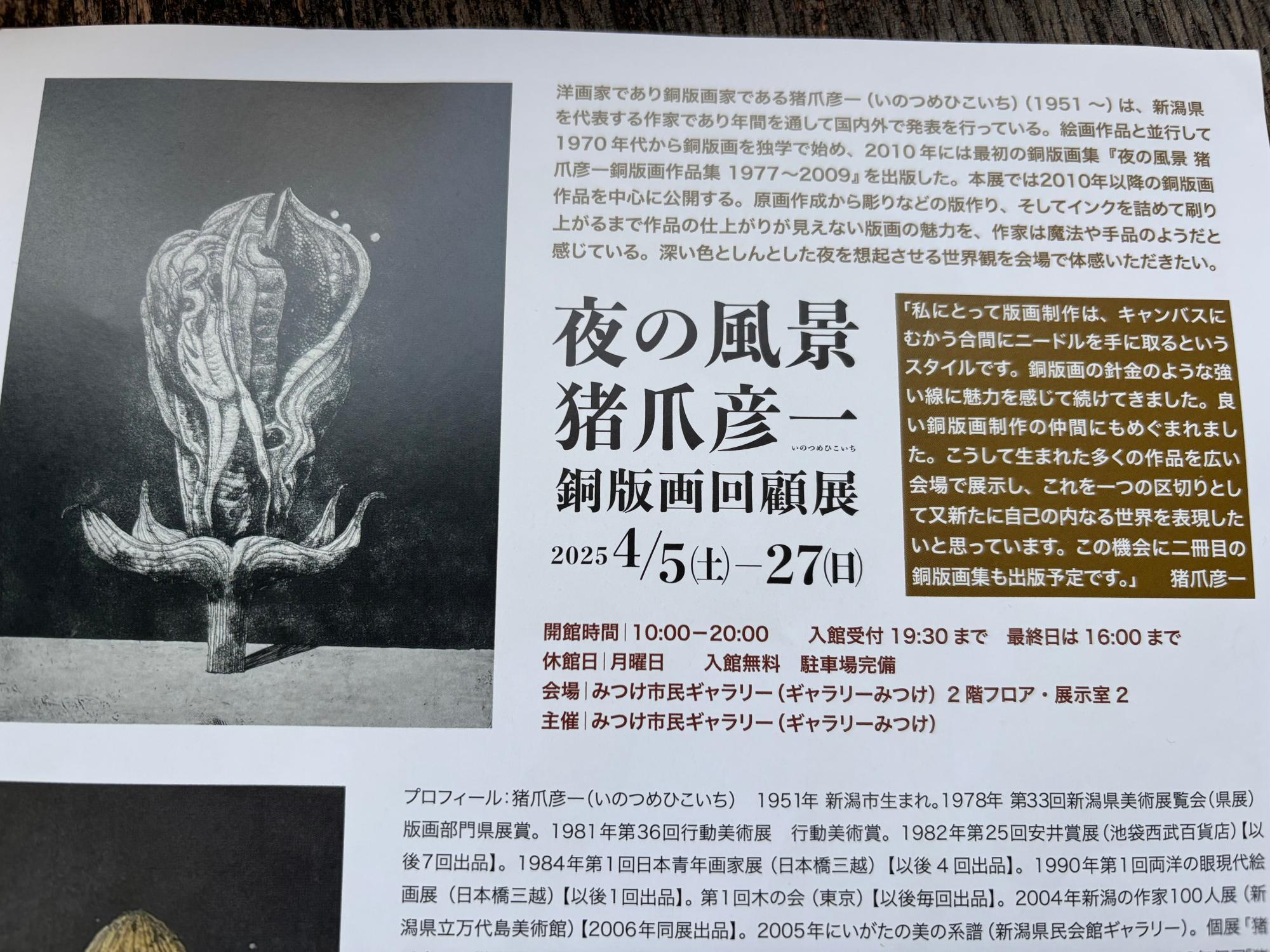 猪爪彦一 2010 羊画廊