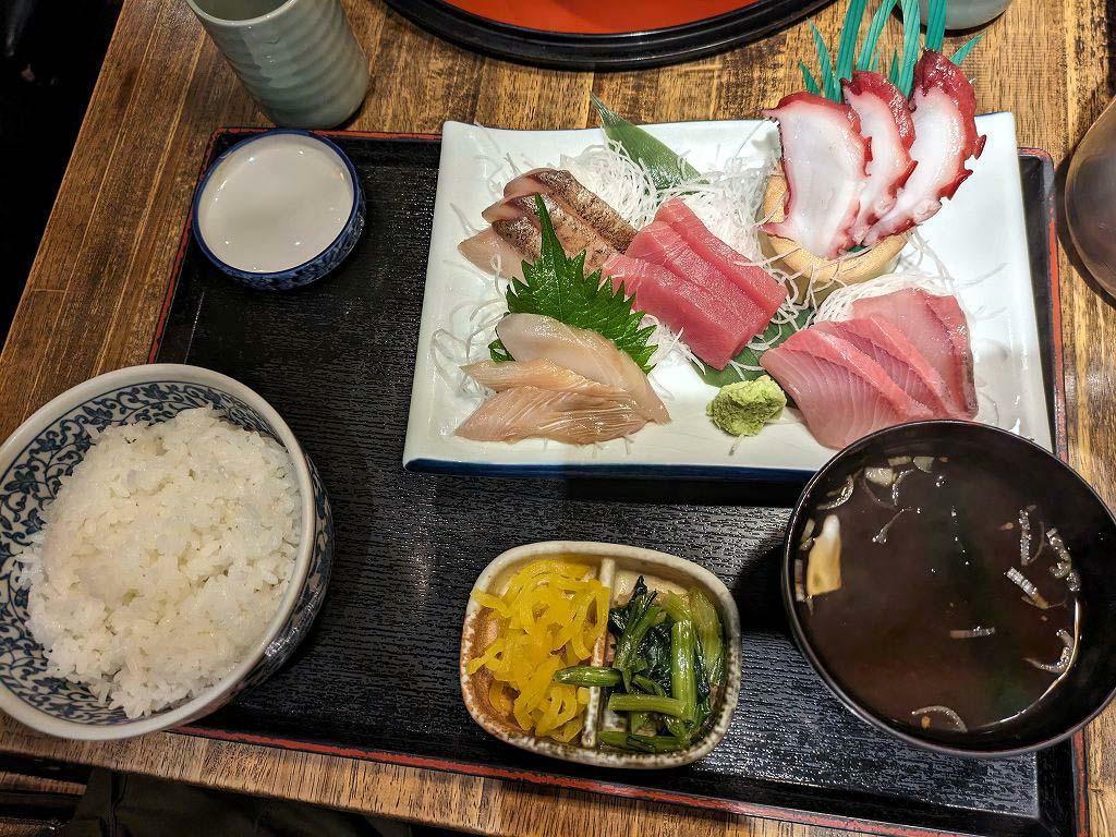 地魚刺身定食　1,280円