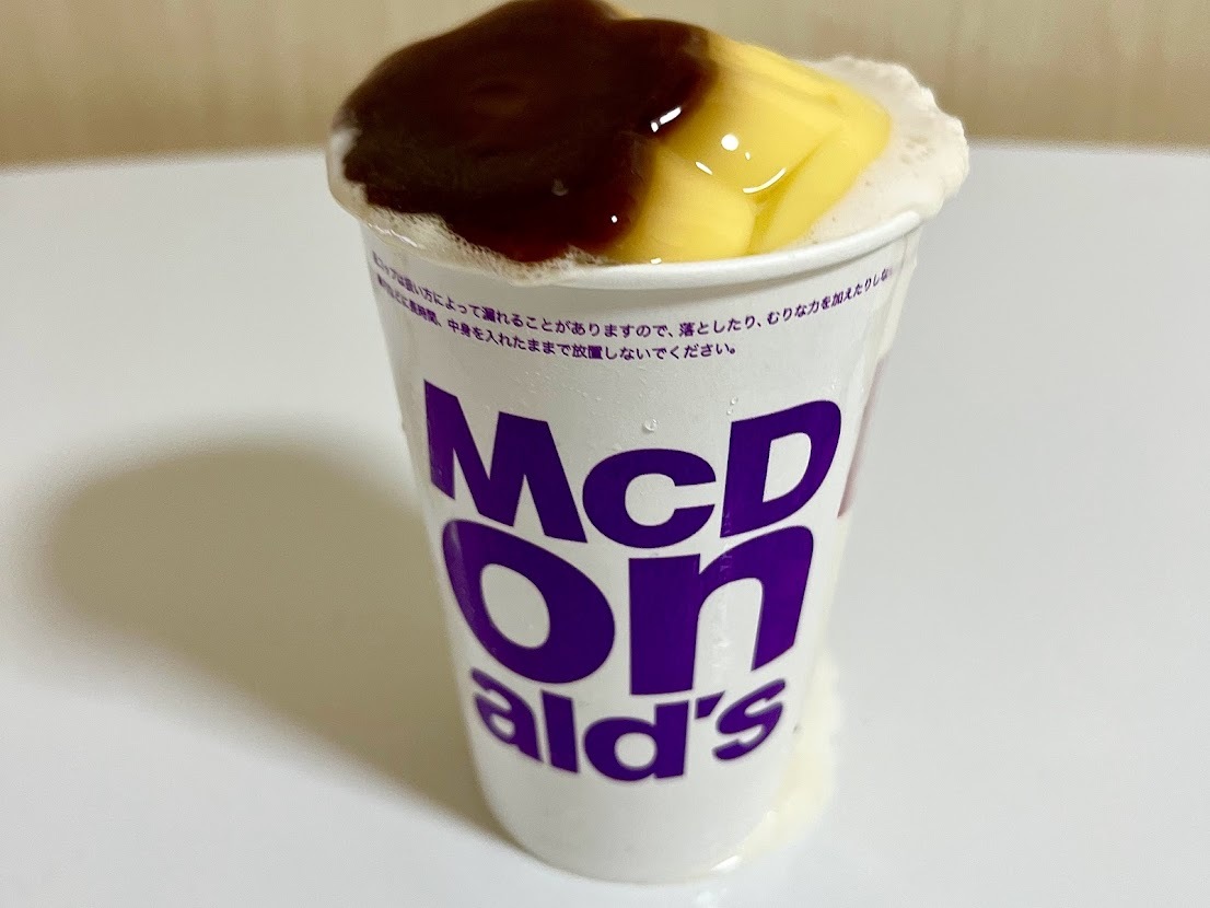 溢れ出たマックシェイク