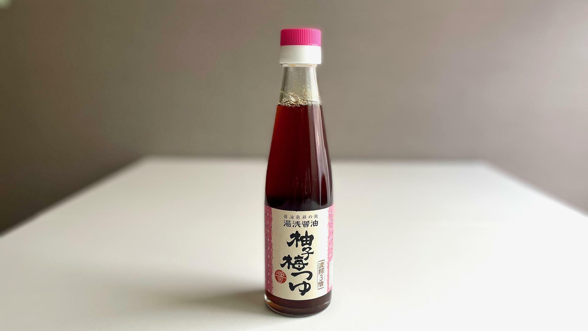 湯浅醤油 柚子梅つゆ 200ml ¥500(税抜)﻿